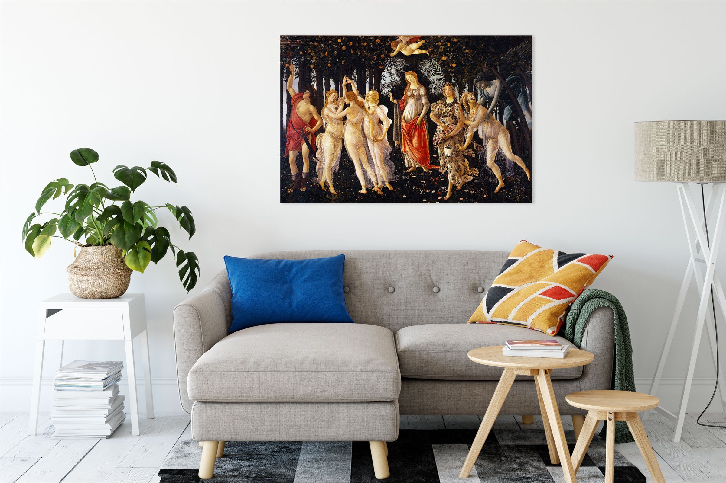 Pixxprint Leinwandbild Sandro Botticelli - Frühling günstig online kaufen