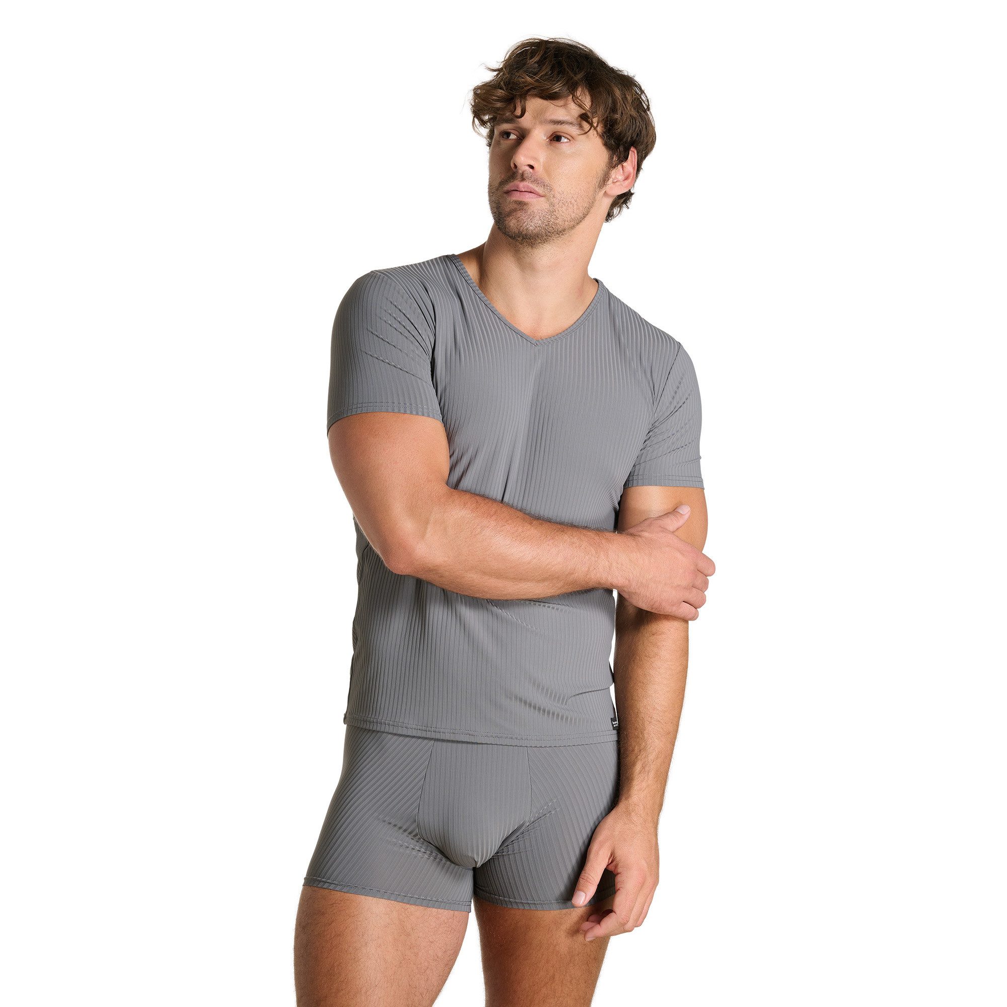 Bruno Banani V-Shirt ANTISTRESS 2.0 V-Neck, hüftbedeckend, elastisch günstig online kaufen