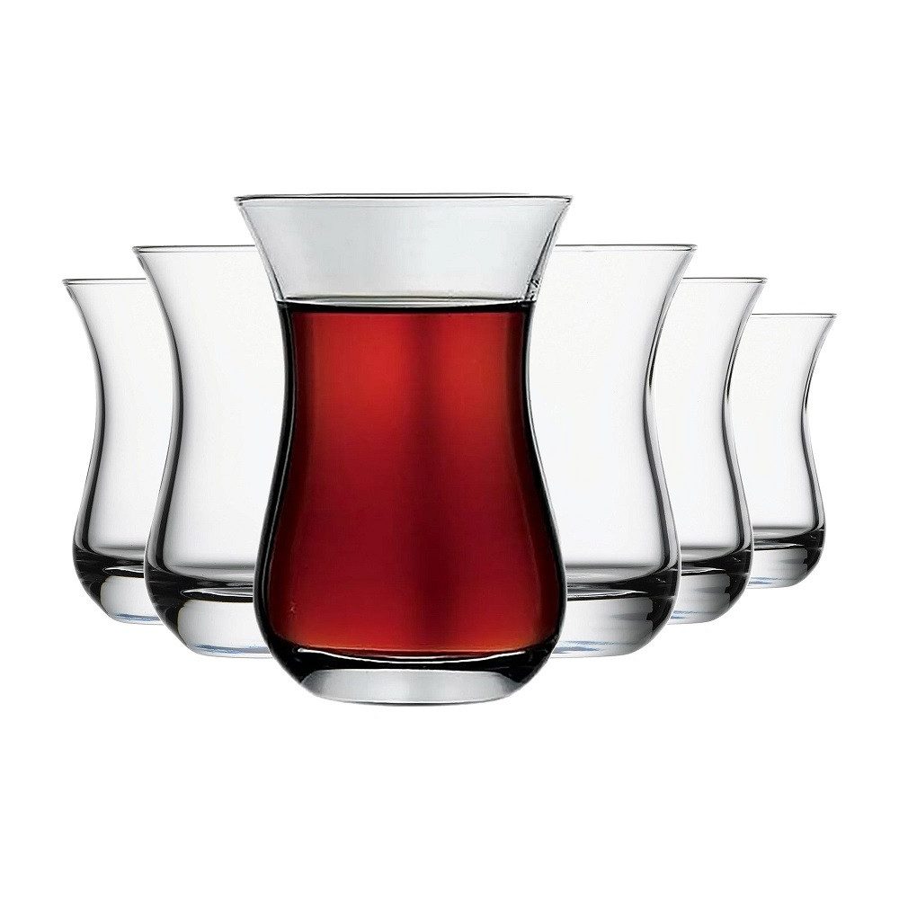 Pasabahce Cappuccinotasse Pasabahce Aida Teeglas 140 ml 6er Set, Glas