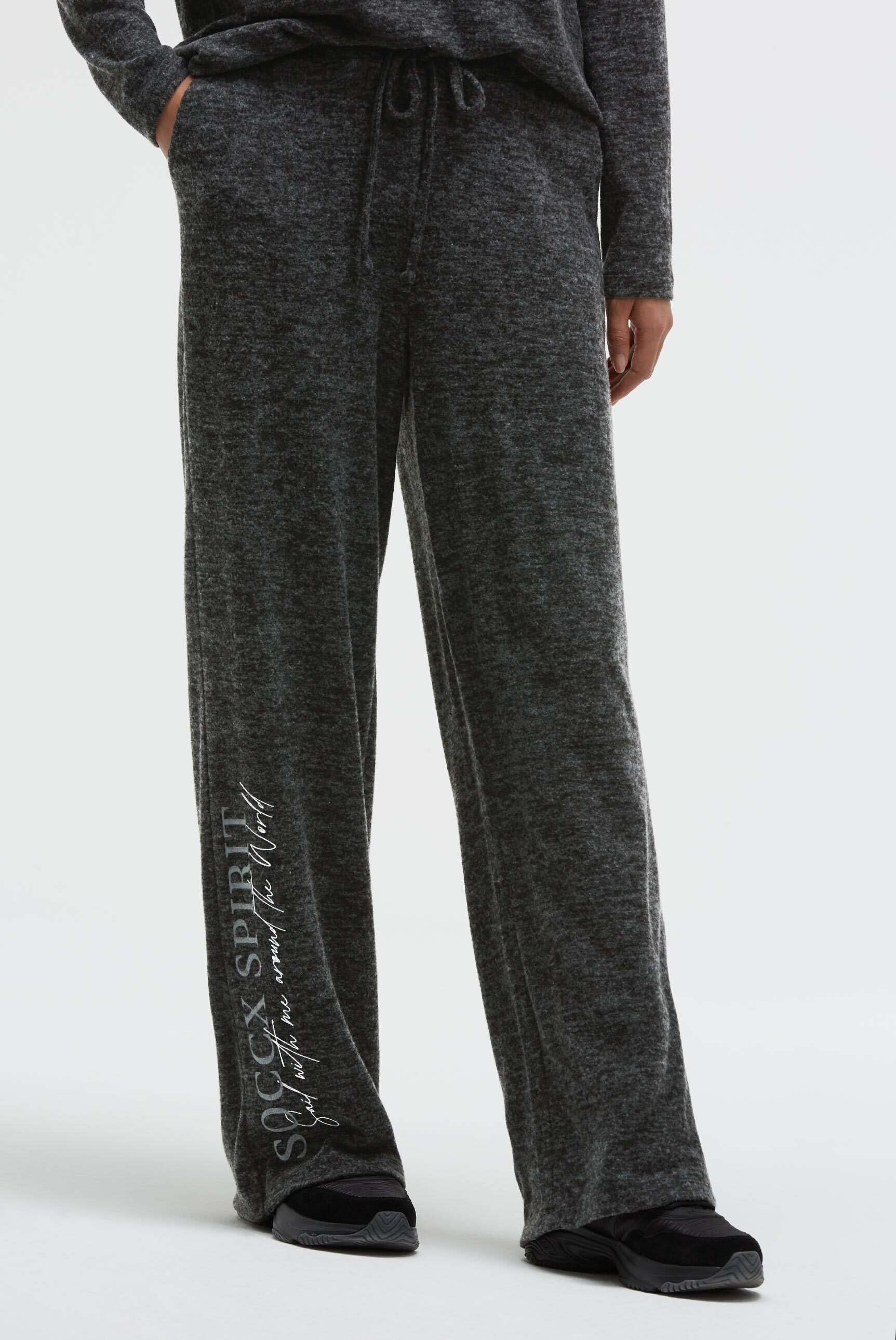 SOCCX Strickhose mit Elastikbund