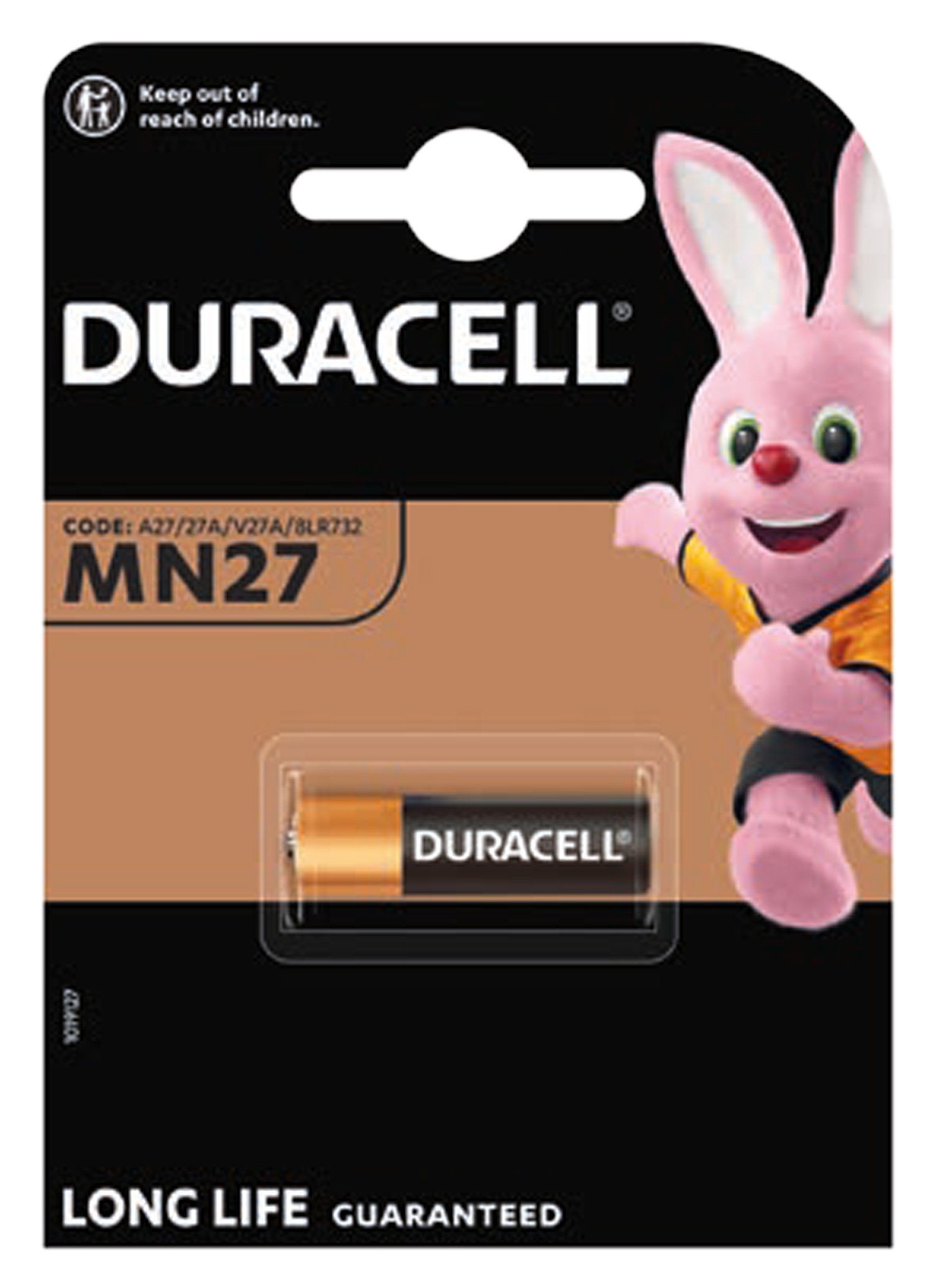 Duracell Duracell MN27, LR27 A Alkaline Batterie, 12 Volt, Abmessungen 28,8 x Batterie, (12,0 V)