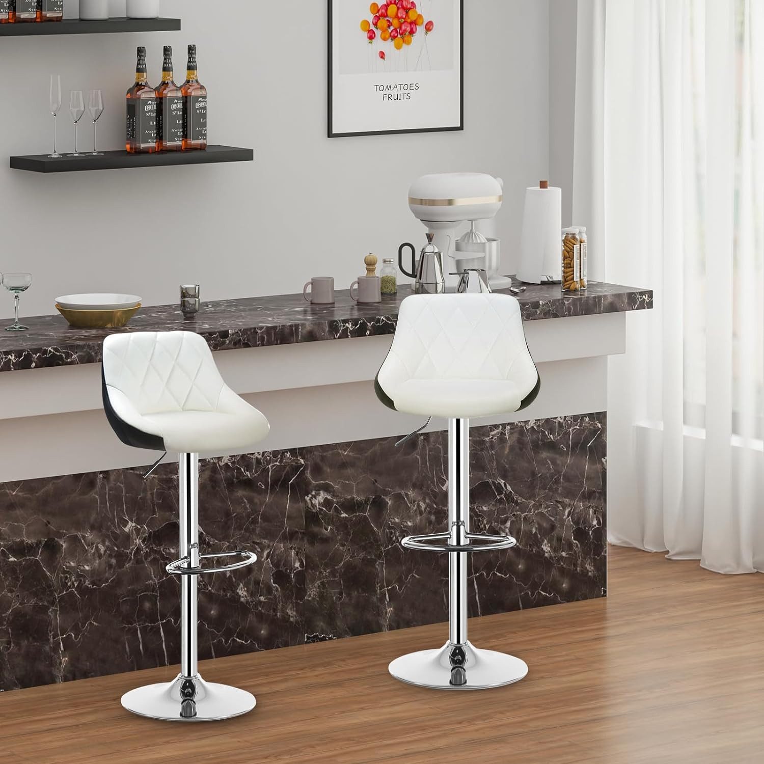 Woltu Barhocker (1 St), höhenverstellbar, drehbar, günstig online kaufen