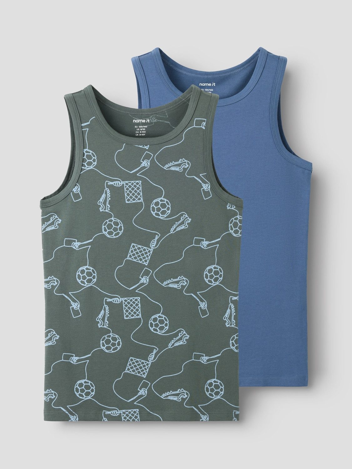 Name It Unterhemd (2-St) Nkmtank Top 2P Kick Off – Bild 3 von 4