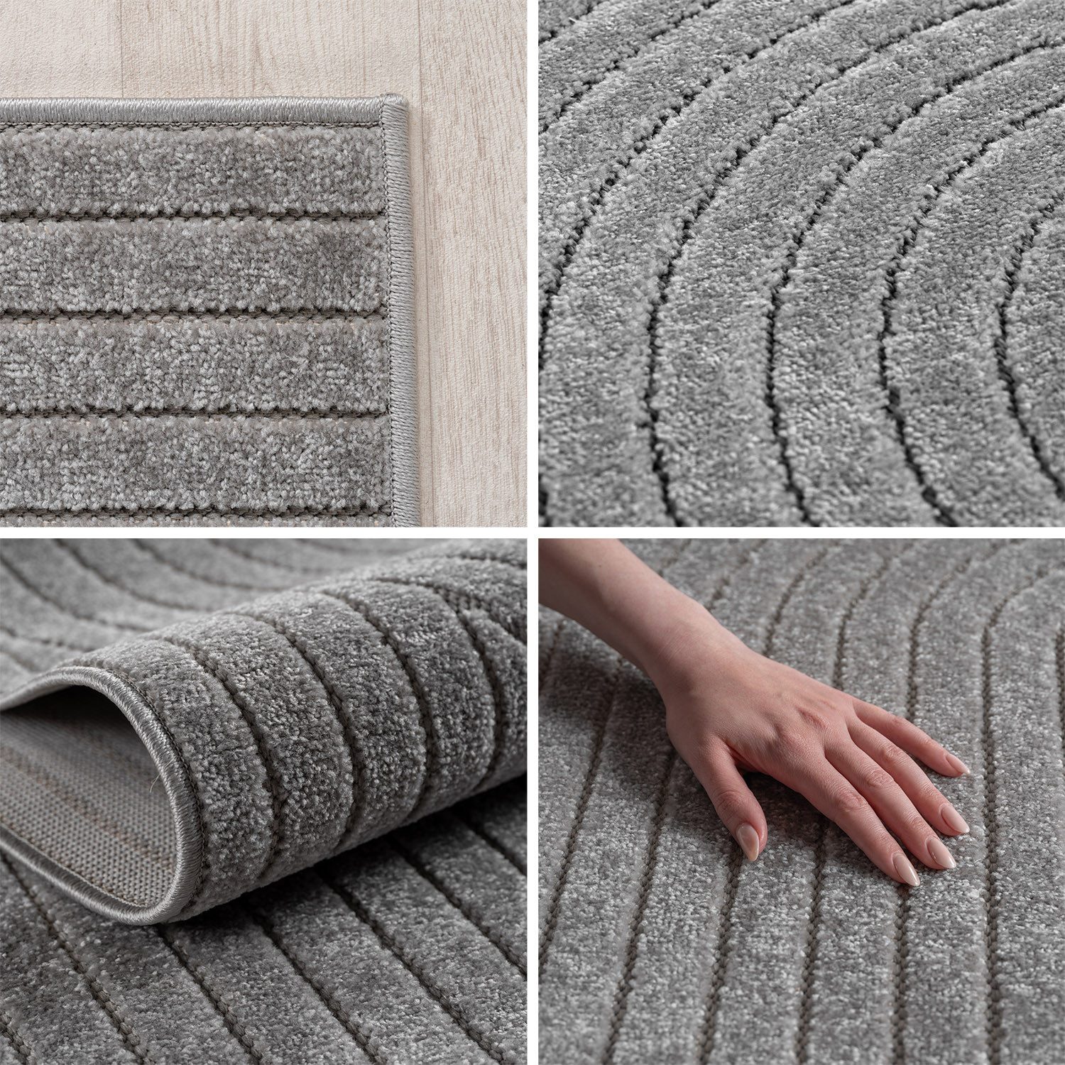 SIMPEX24 Outdoorteppich Skandinavischer 3D Design, Läufer, Höhe: 5 mm, Outd günstig online kaufen