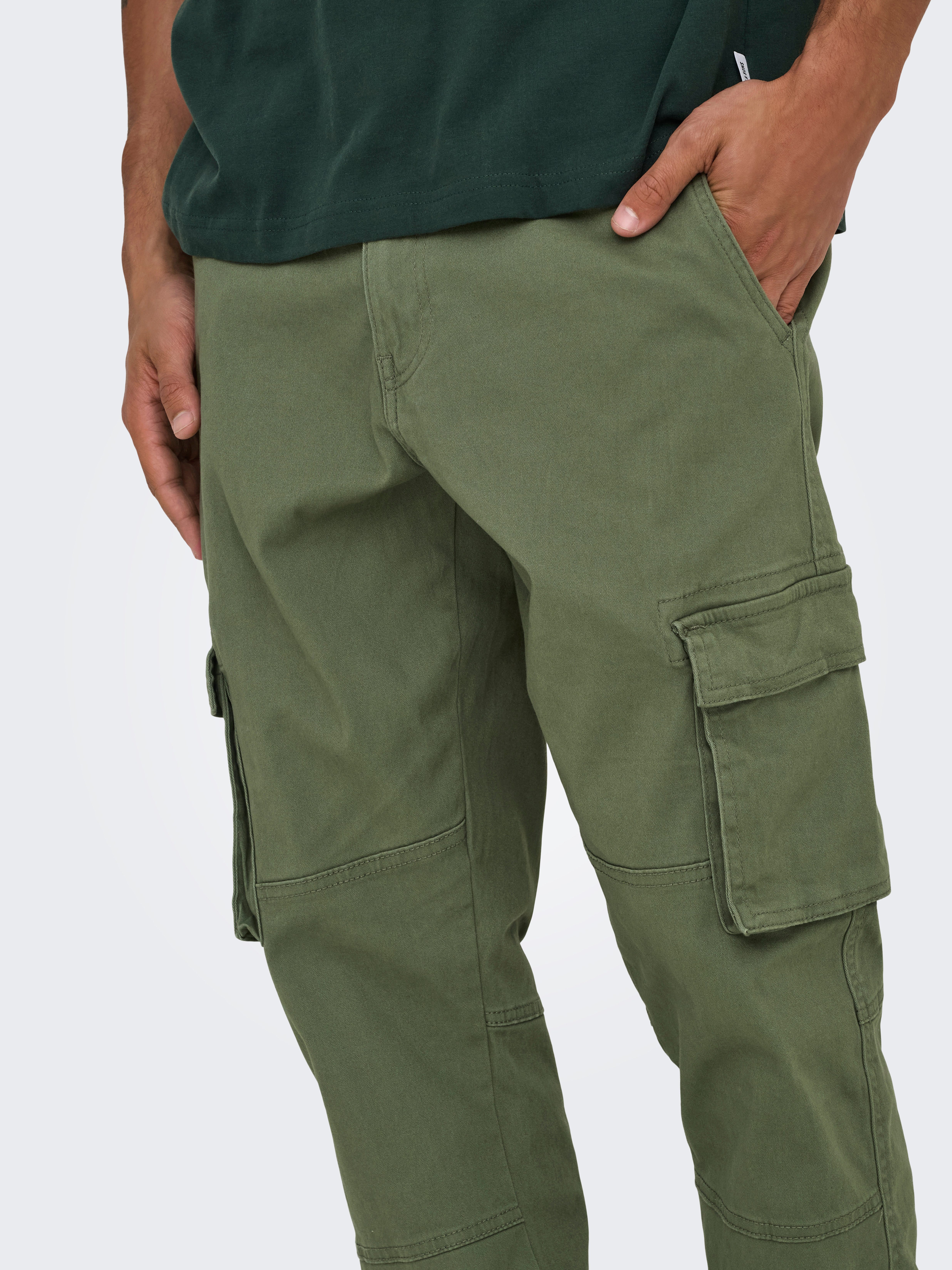 ONLY & SONS Cargohose ONSCAM STAGE CARGO CUFF LIFE 6687 NOOS günstig online kaufen