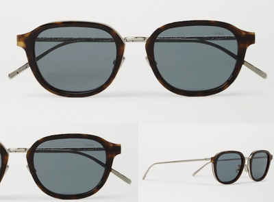 Berluti Sonnenbrille BERLUTI Rund Acetate D-Frame Silver Sunglasses Sonnenbrille Brille Gla