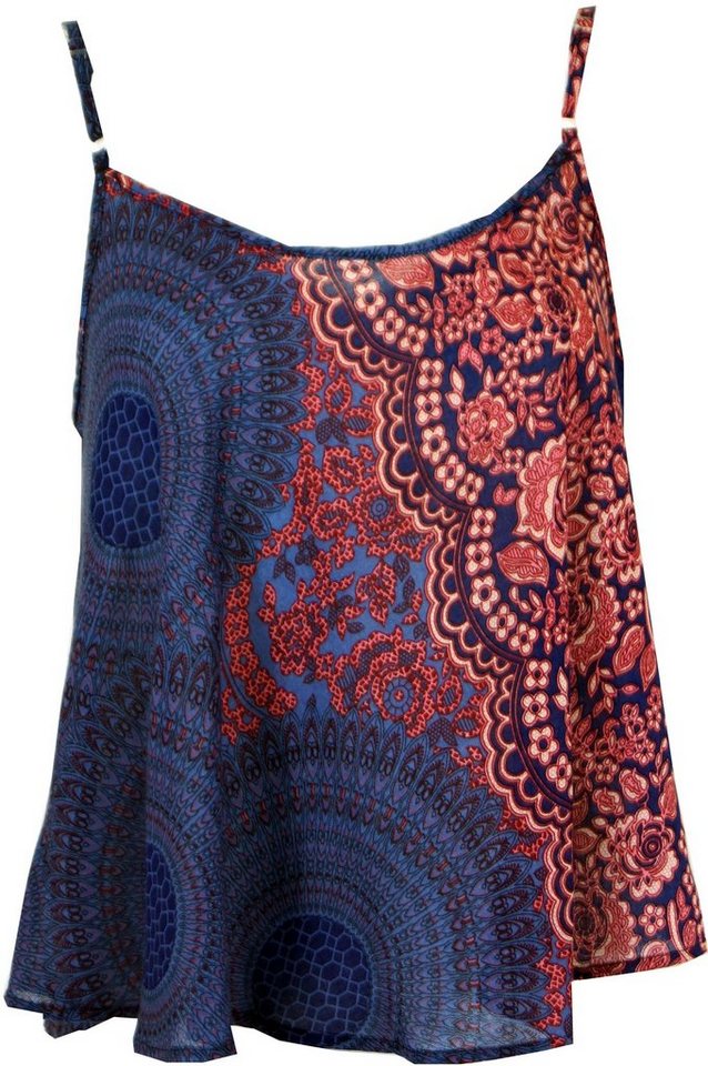 Guru-Shop T-Shirt Trägertop, Sommertop, Damentop, Strandtop -.. Festival, Hippie, Ethno Style, alternative Bekleidung