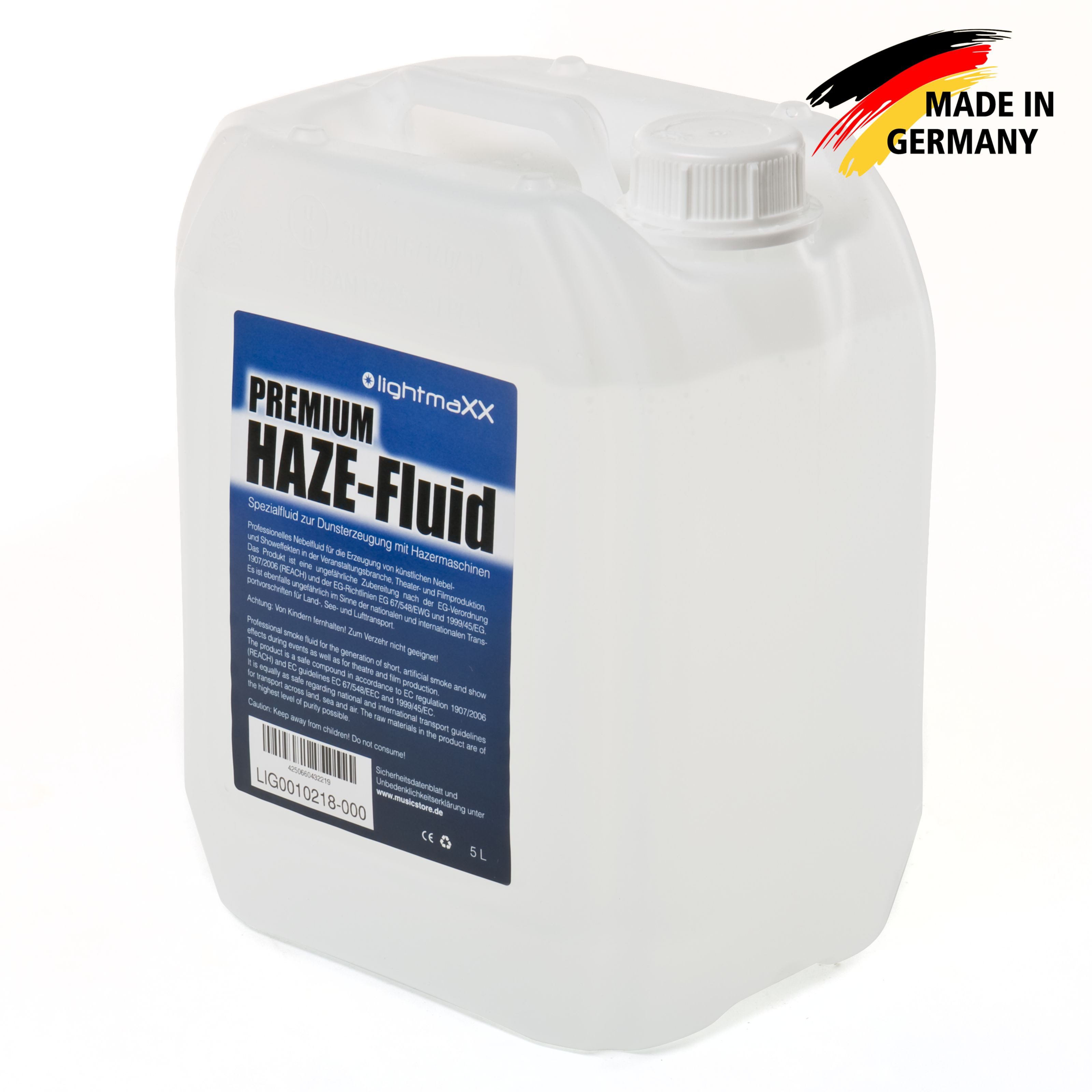 lightmaXX LED Scheinwerfer, Vector Haze 1.0 Fluid Set, Hazer, 200m³/min Ausstoß, 1000W