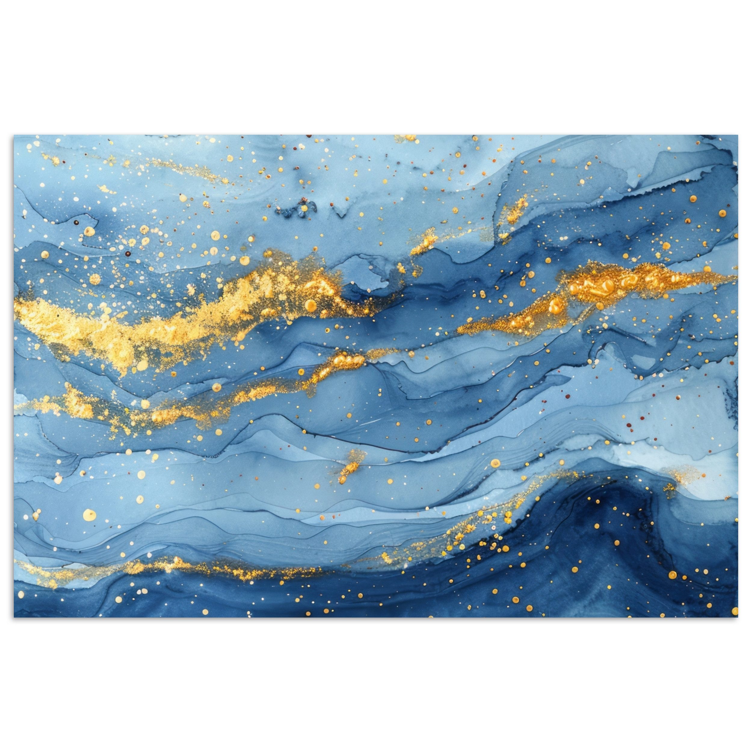 MuchoWow Poster Aquarell - Blau - günstig online kaufen