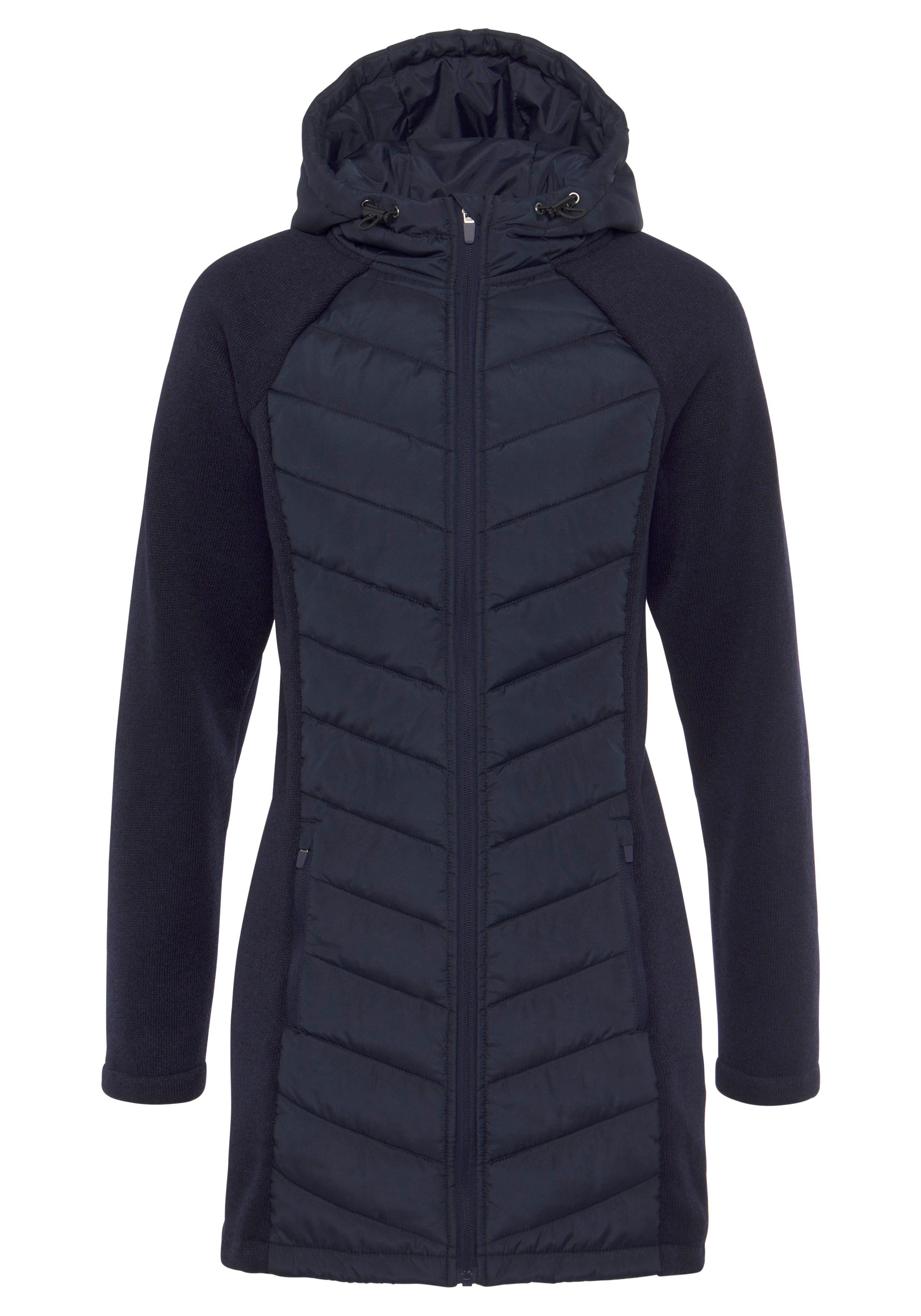 Vivance Steppjacke mit Strickfleece-Ärmeln. Reduzierter Preis € 99,99. Unverbindliche Preisempfehlung € 109,99