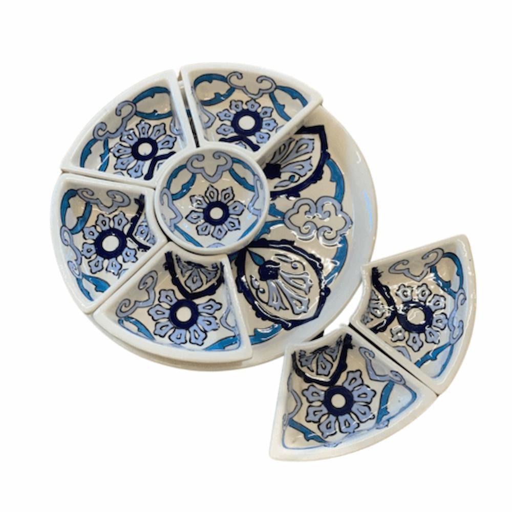 The Twinning Company Geschirr-Set Tapas Set - Oasis, Keramik