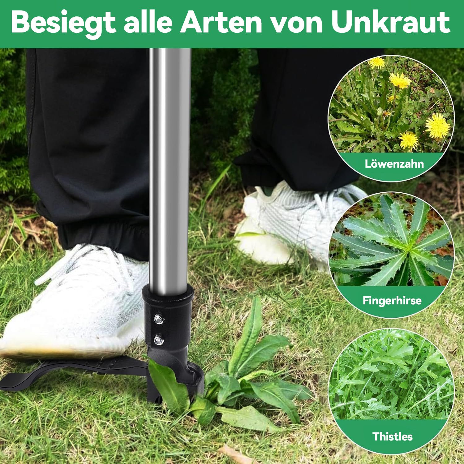 DOPWii Unkrautstecher Unkrautstecher, Grabegabel, Unkrautentferner Länge günstig online kaufen
