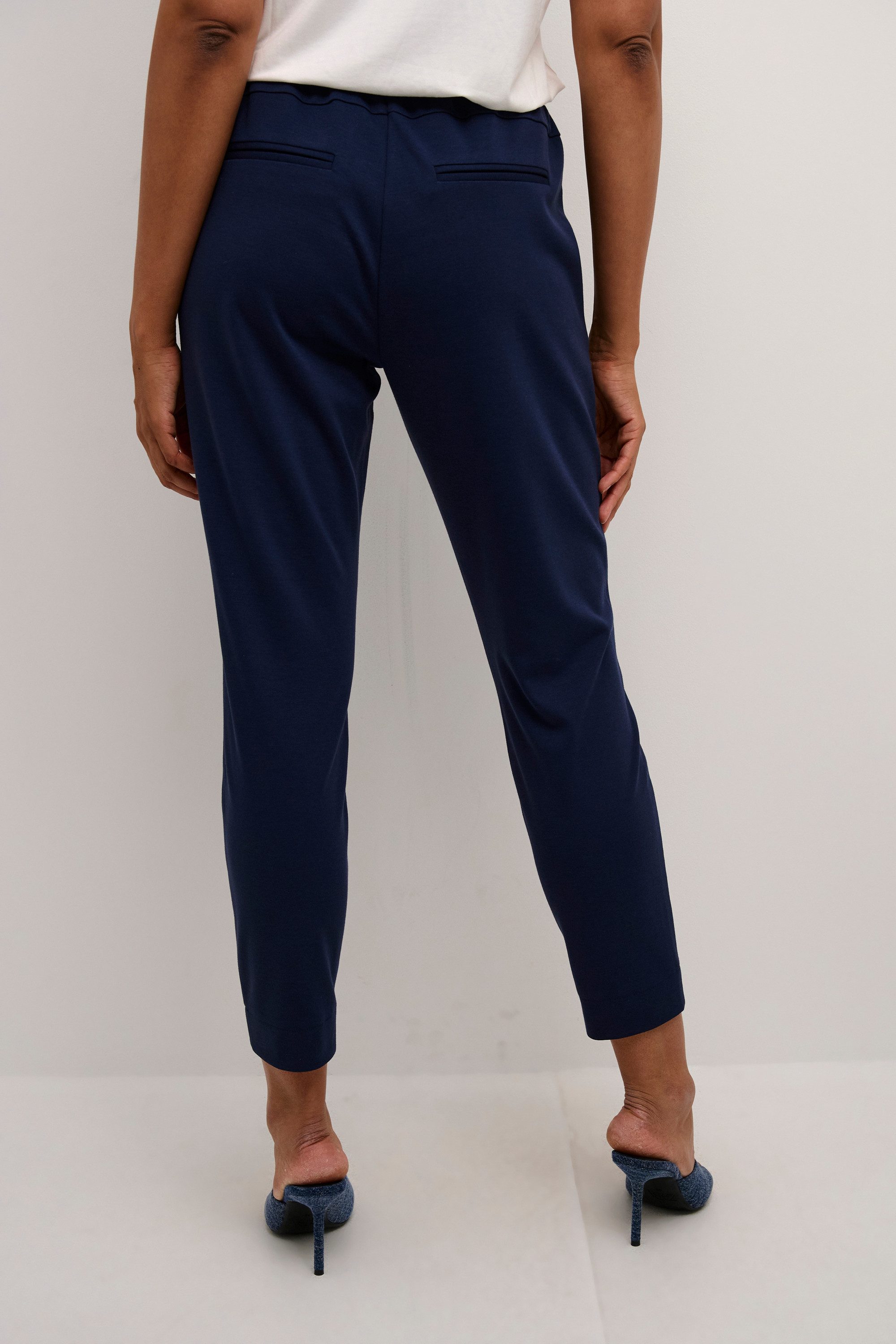 Cream Stoffhose Casual Hose Anett