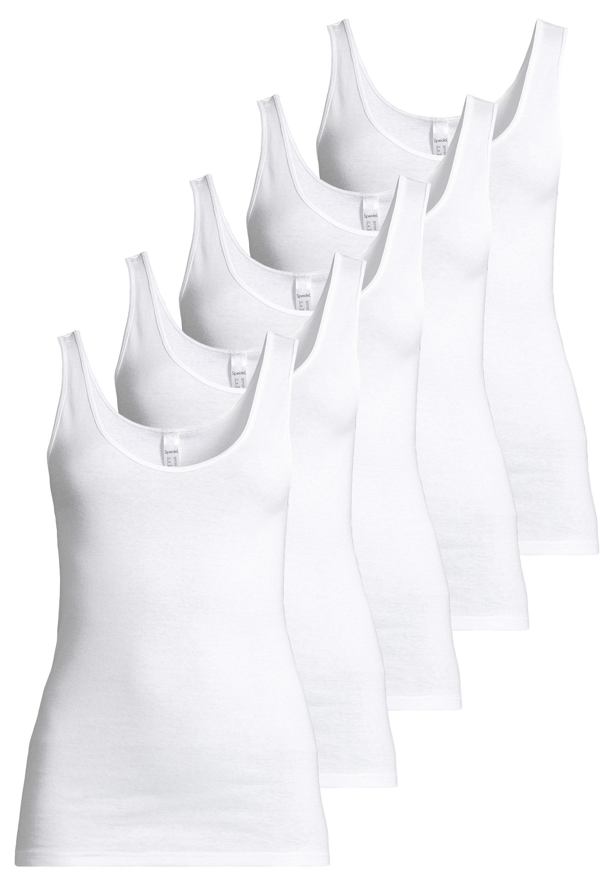 Speidel Unterhemd 5er Pack Nelly (Spar-Set, 5-St) Unterhemd / Top - Baumwolle - Atmungsaktiv