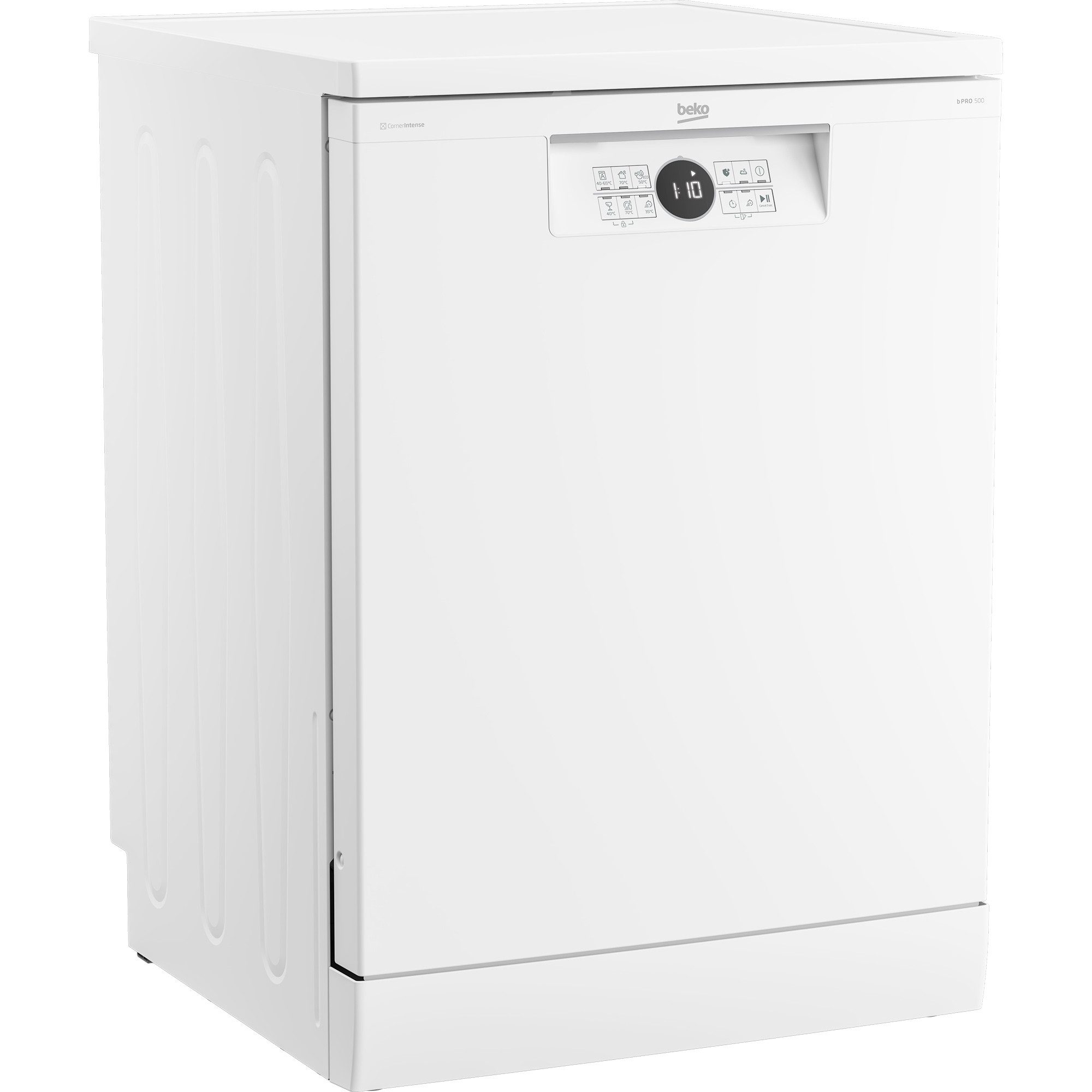 BEKO Standgeschirrspüler Weiß BDFN26441WC, 14 Maßgedecke, Inverter Motor, unterbaufähig, Zeitvorwahl – Bild 4 von 5