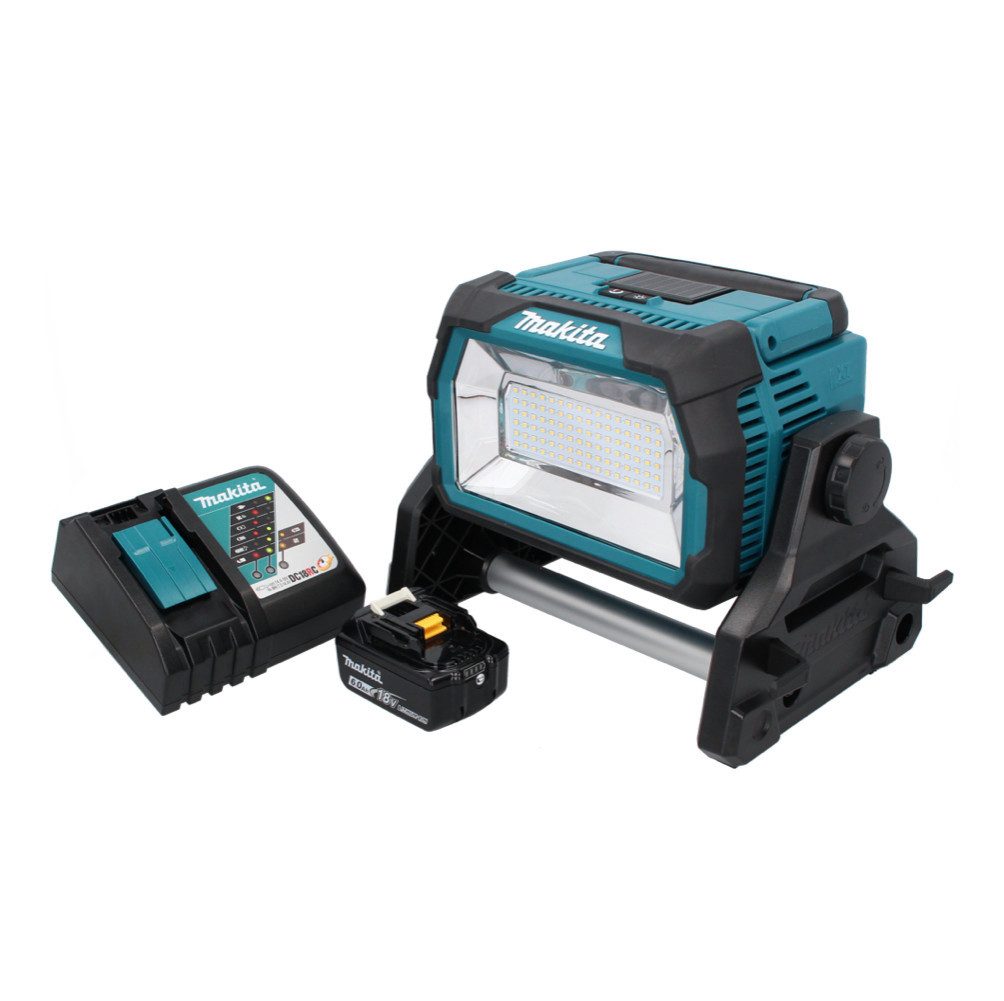 Makita Baustrahler DML 809 RG1 Akku LED Baustrahler 18 V 10000 lm + 1x Akku 6,0 Ah