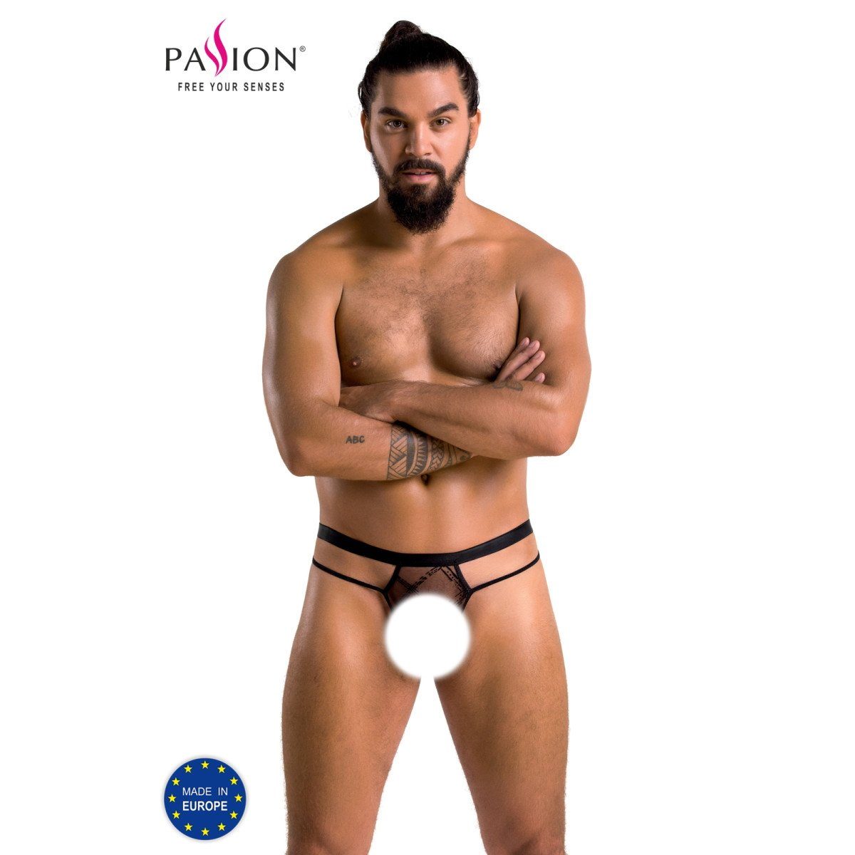 Tanga PM 029 COLLIN thong black - (L/XL,S/M,XXL)