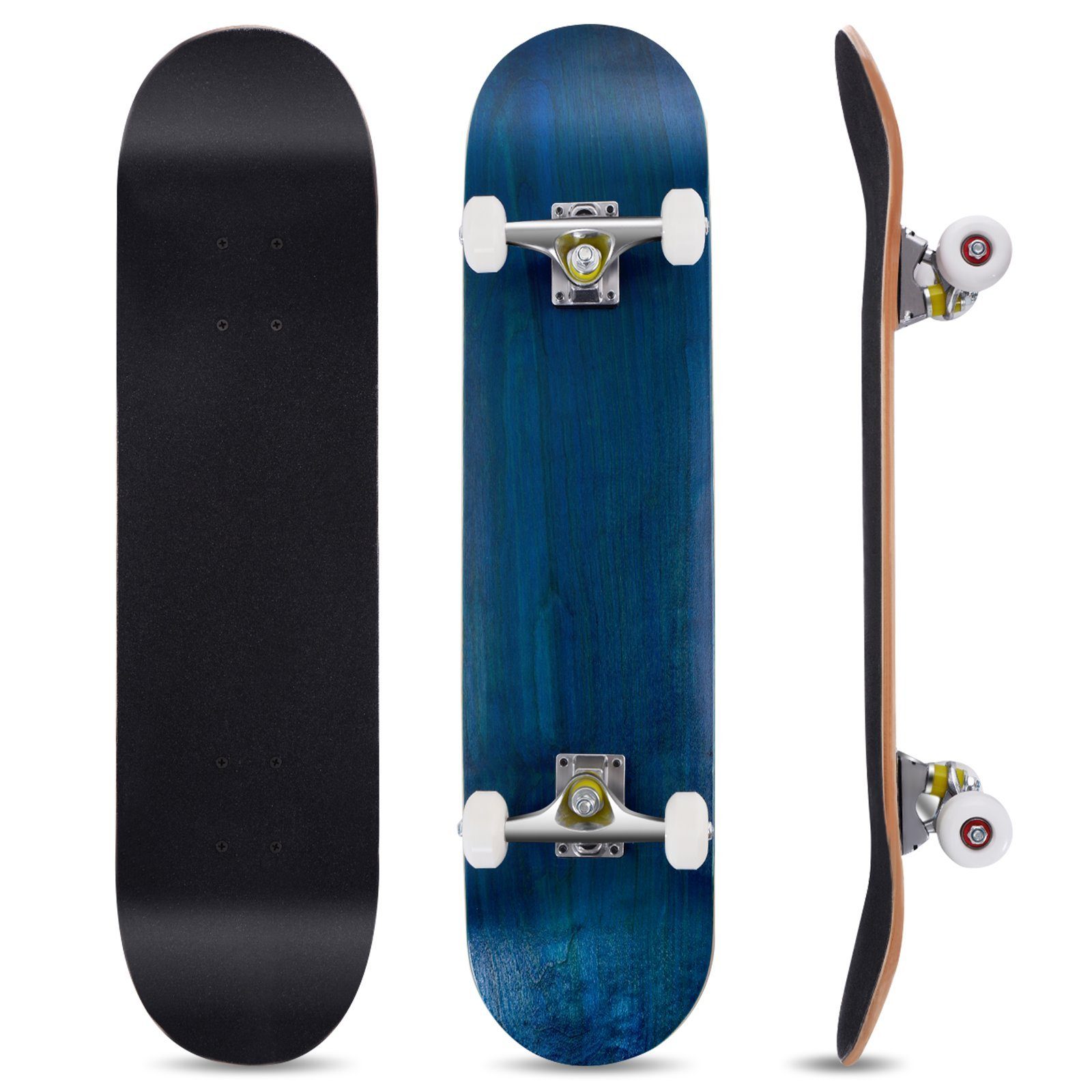 COSTWAY Skateboard Skateboard Blau