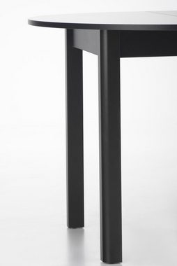 designimpex Esstisch Design Esstisch rund HA-400 ausziehbar Tisch Esstisch 102 - 142cm