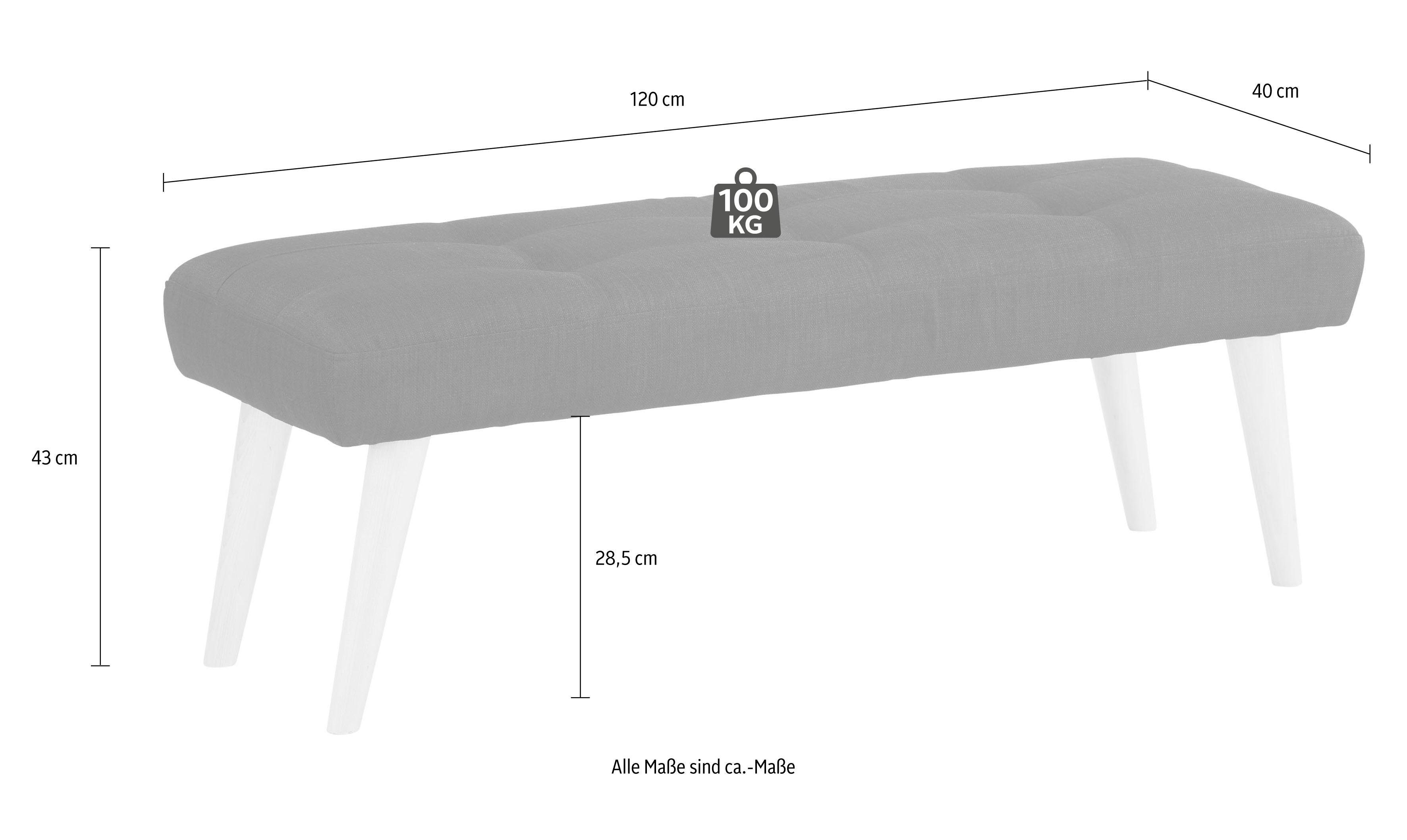 Home affaire Bank Amrum, im Struckturstoff