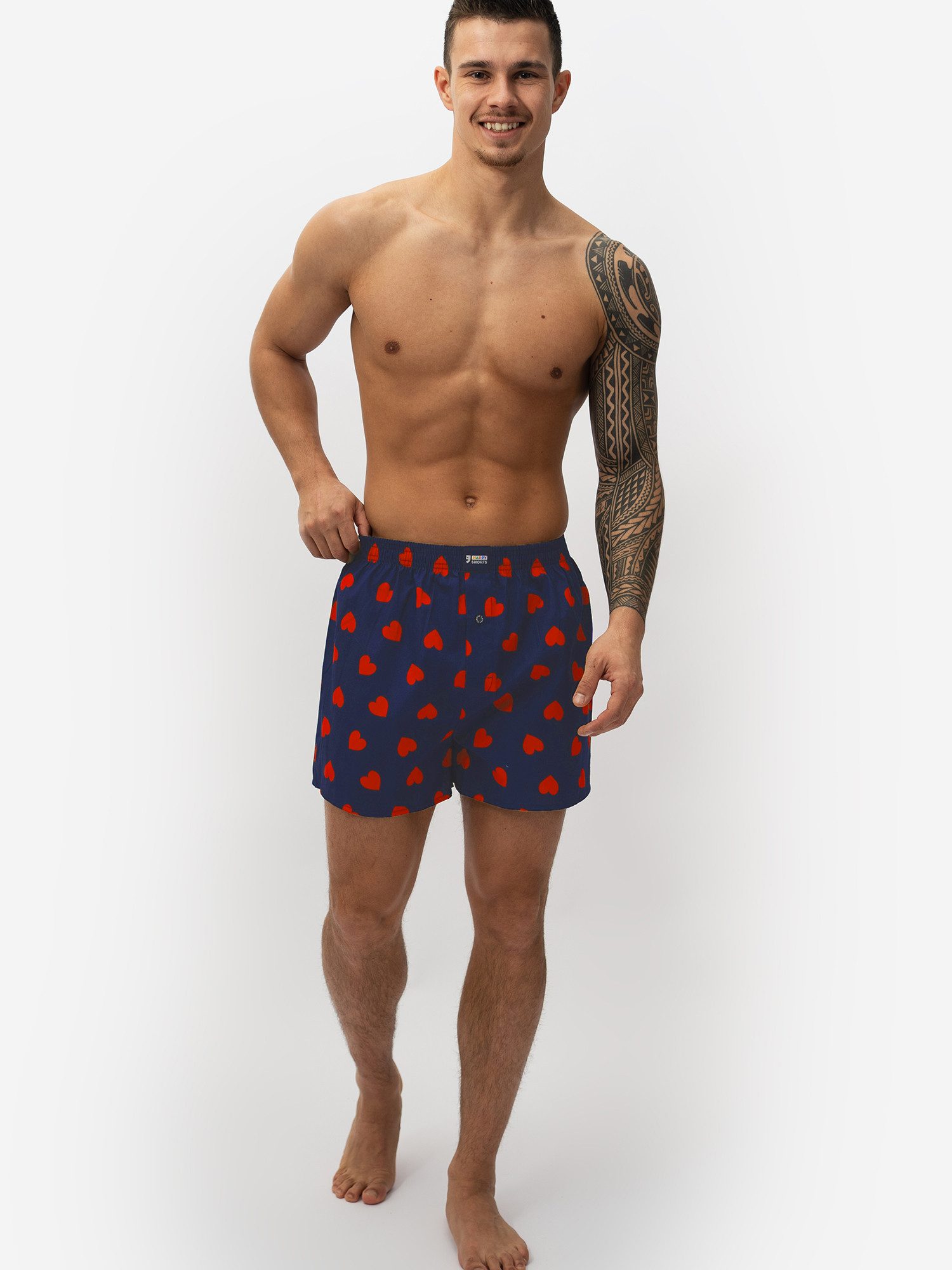 HAPPY SHORTS Boxer Motives Red Hearts günstig online kaufen