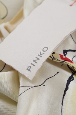 PINKO Shirttop Pinko 1617E13 Trapani Top Damen Vintage Bluse Seide Gr. 40 Beige Neu