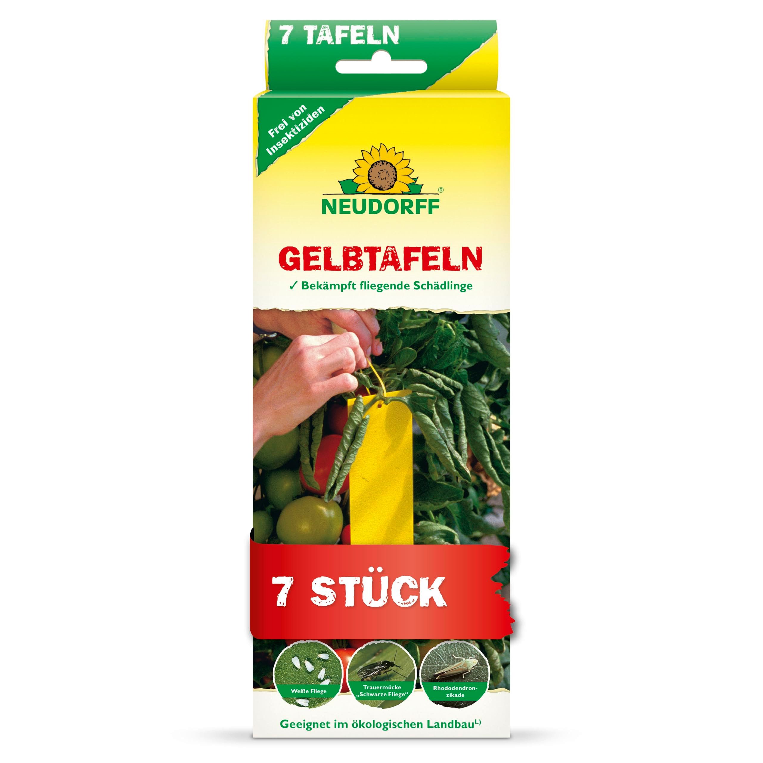 Klebefalle Gelbtafeln (kleinformatig) 7,50 x 20 cm 7 Stk.