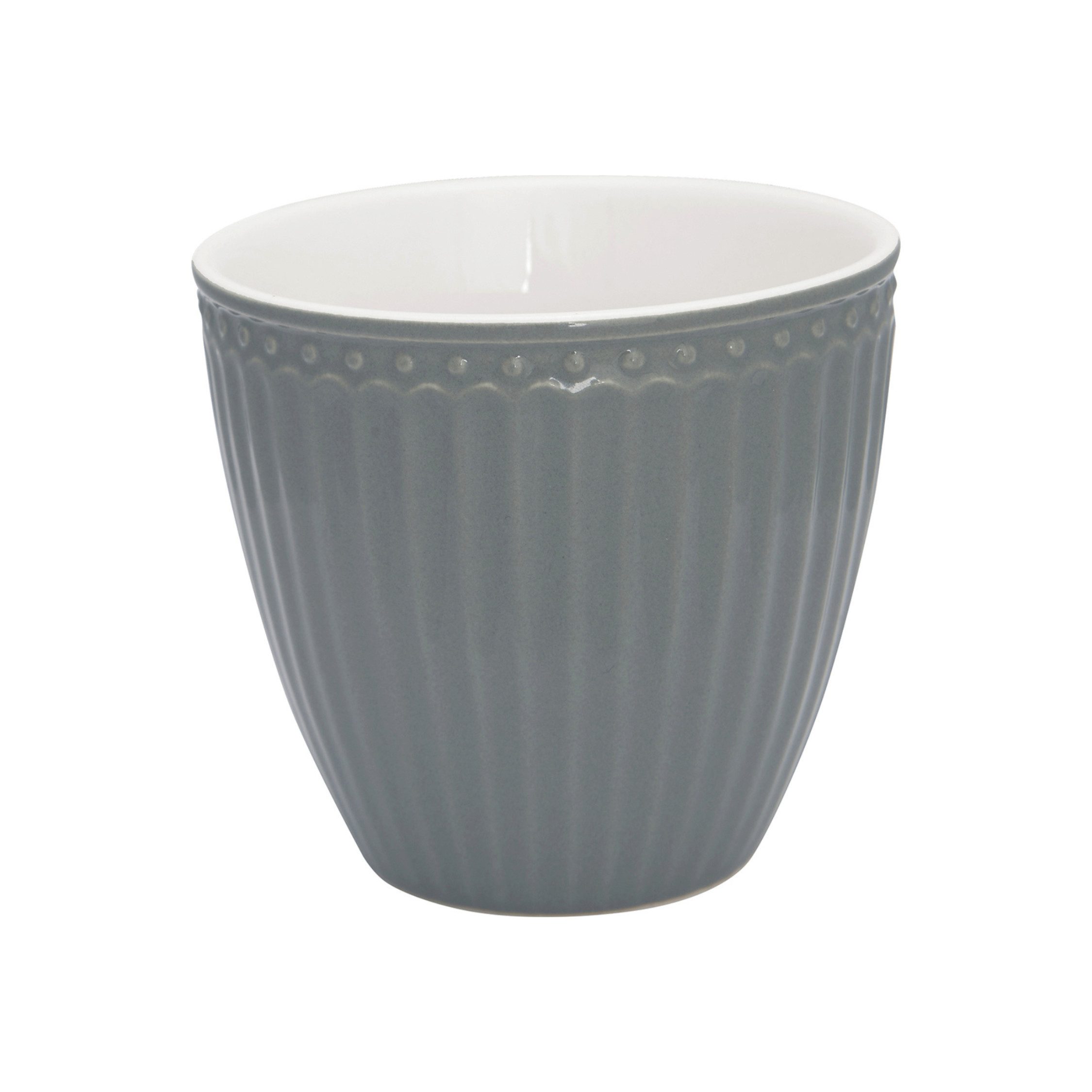 Greengate Becher GreenGate Latte Cup Alice Steingrau