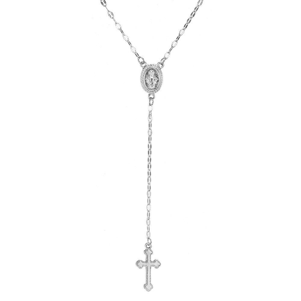 Fashion Women's Kette Necklace mit Pendant Virgin Invanter New Cross inkl.Geschenkbo Necklace, Anhänger Fashion