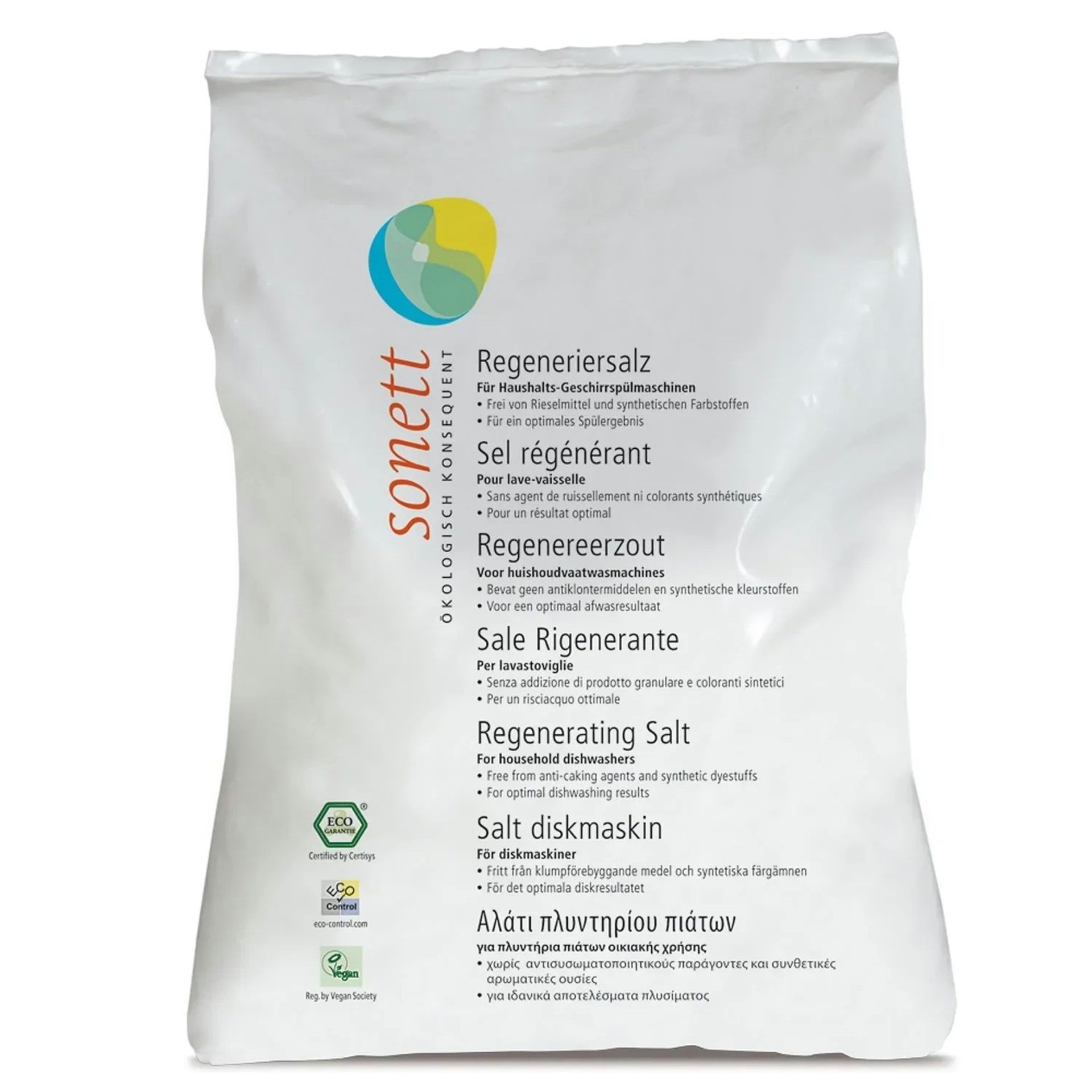 Boni-Shop SONETT Regeneriersalz 6 x 2 kg für die Geschirrspülmaschine Gallseife