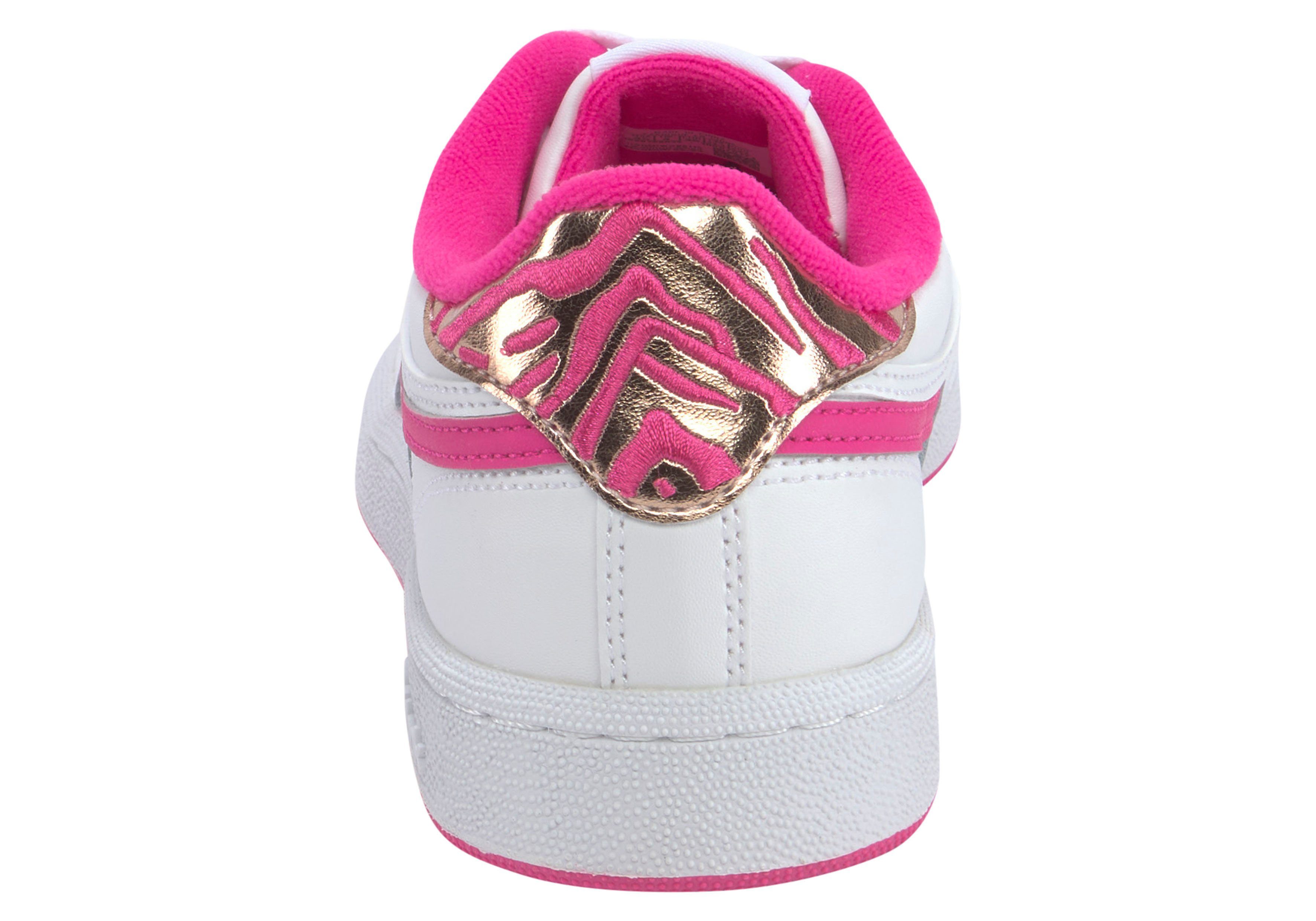 Reebok Classic C weiß-pink Sneaker CLUB REVENGE