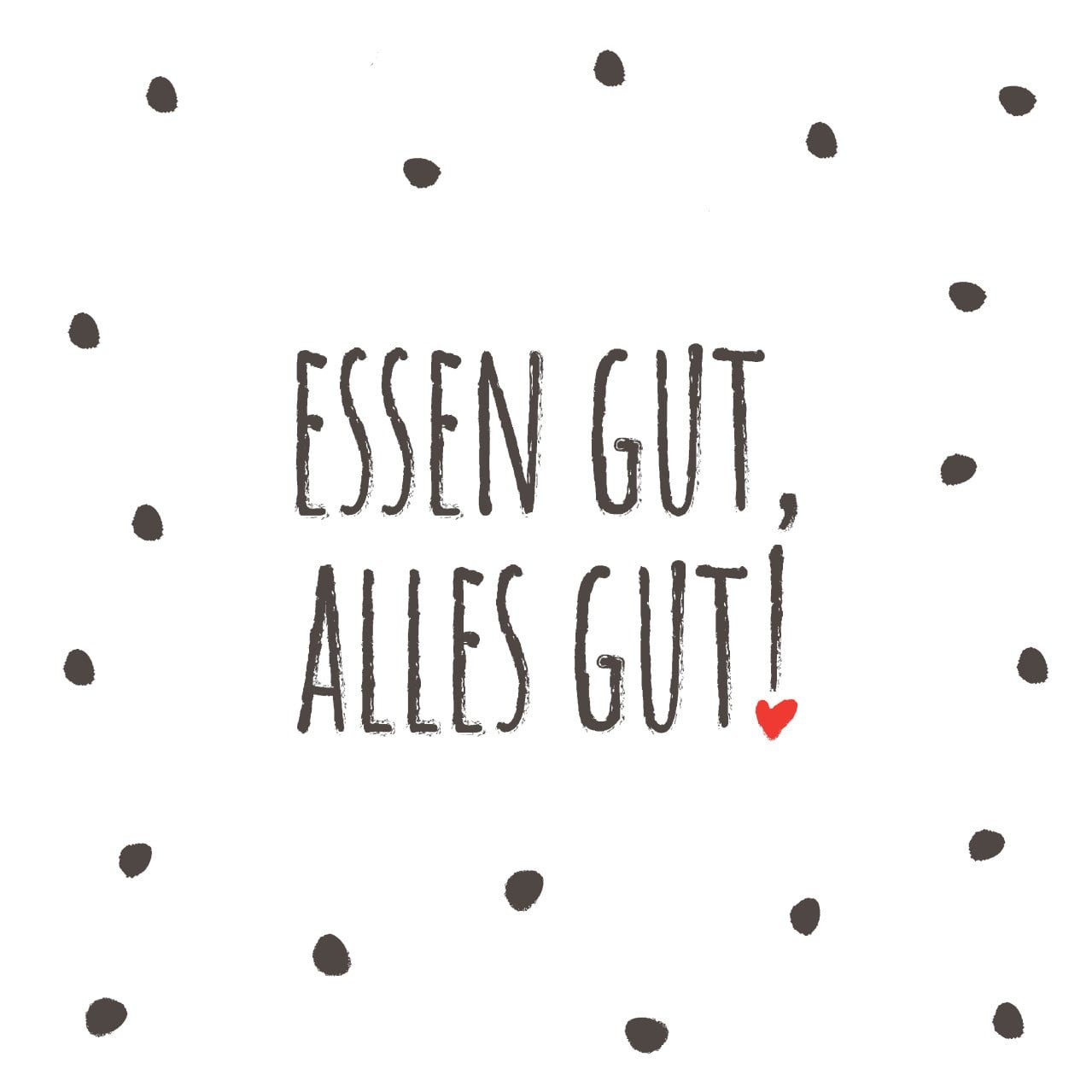 Duni Papierserviette Duni Servietten Essen Gut 33 x 33 cm - 20er Pack