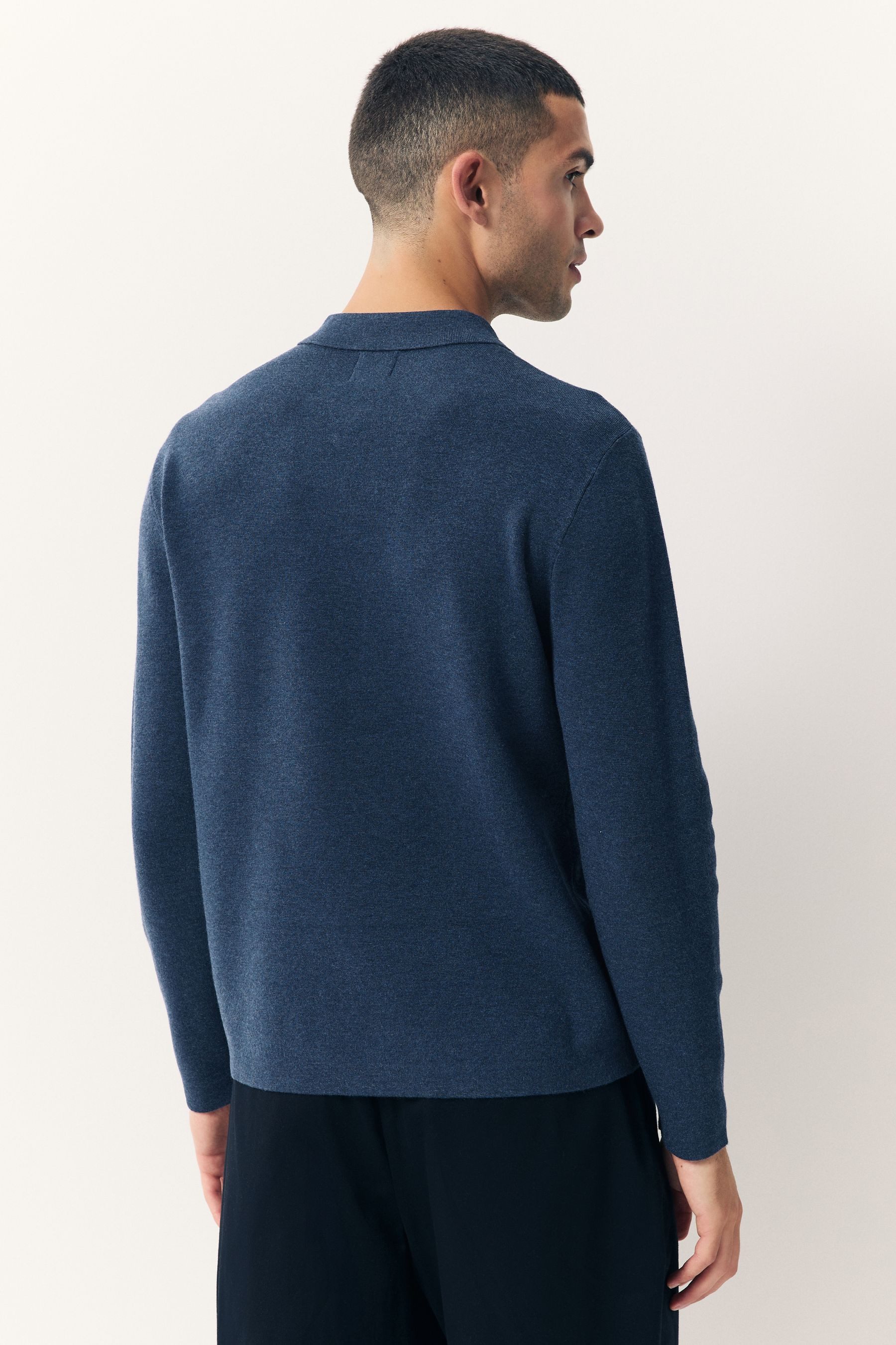 Next Langarm-Poloshirt Regular Fit Polopullover mit günstig online kaufen