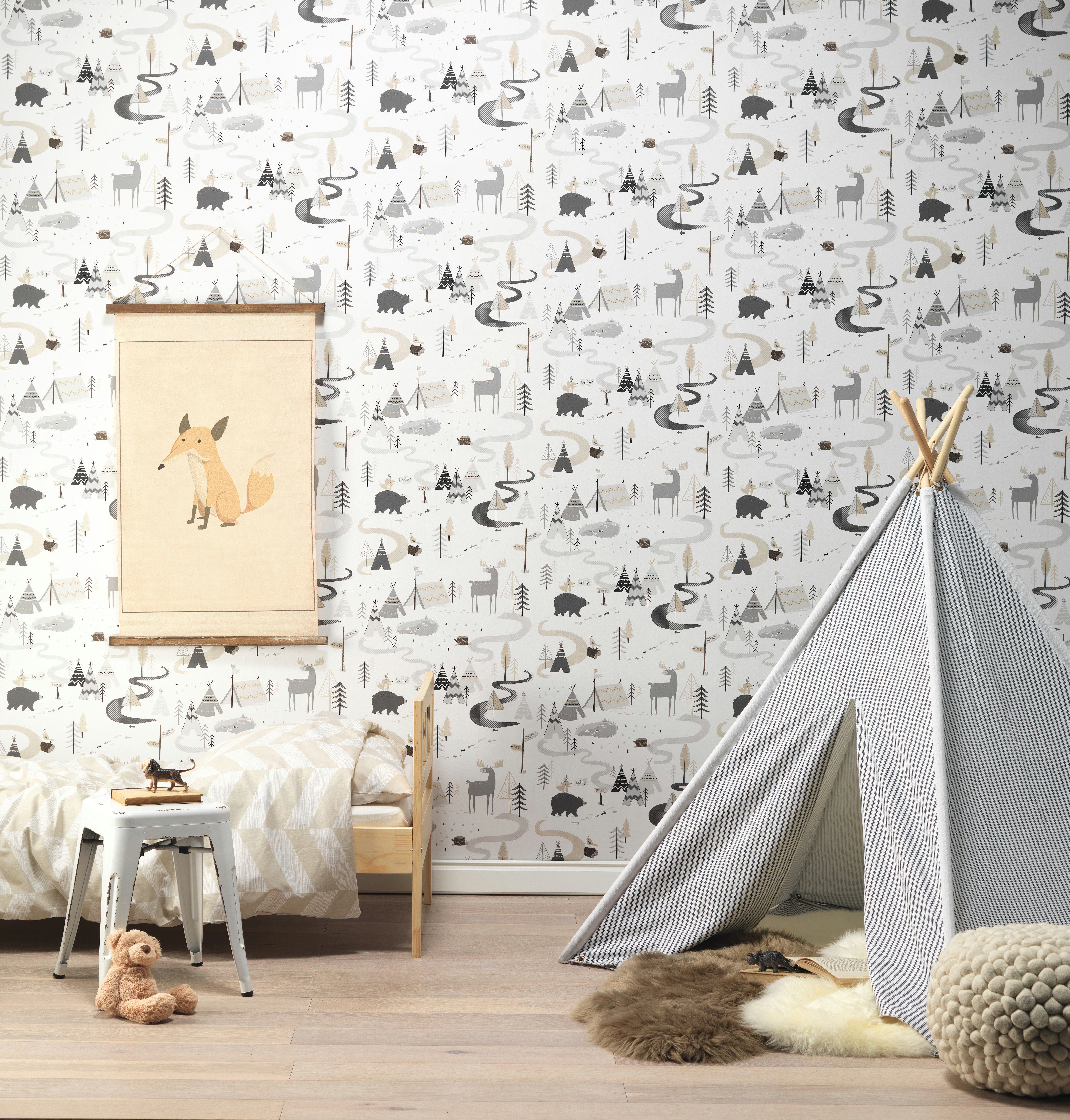 Rasch Kindertapete Rasch Selection, Kids Native günstig online kaufen