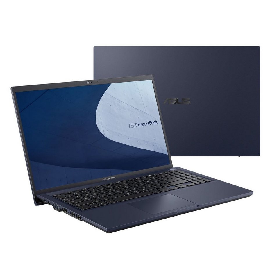 Asus ExpertBook B1501CEAE-BQ1694R Notebook (39.6 cm/15.6 Zoll, Intel Intel®  Core™ i5 i5-1135G7, Intel Iris Xe Graphics, 512 GB SSD), Speicher: 16 GB  DDR4-Arbeitsspeicher | 512 GB SSD-Festplatte
