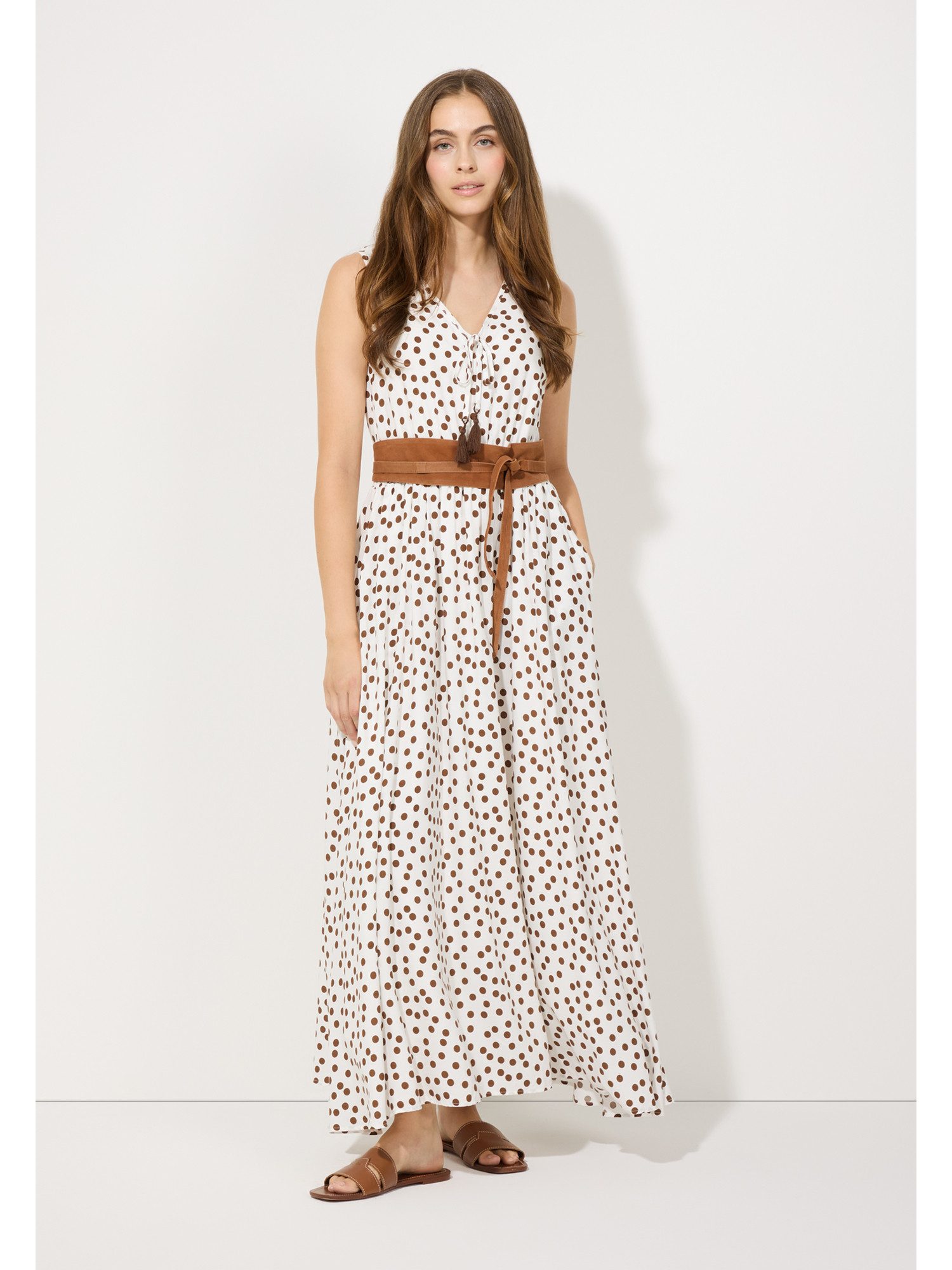 MORE&MORE Blusenkleid Maxi-Printkleid günstig online kaufen