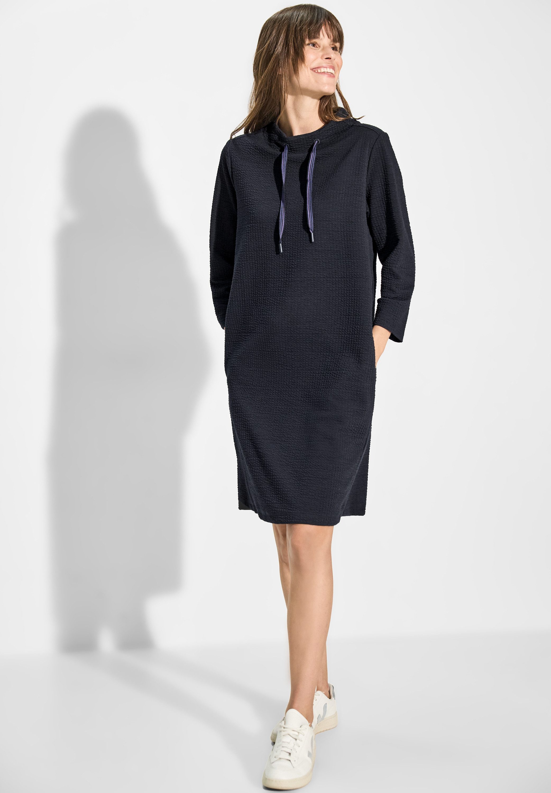 CECIL Jerseykleid mit Stehkragen