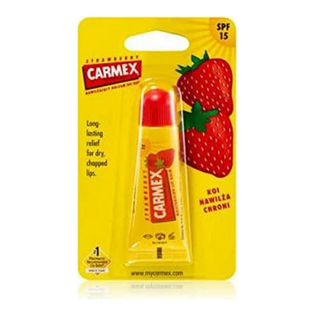 Carmex Lippenpflegemittel STRAWBERRY bálsamo labial SPF15