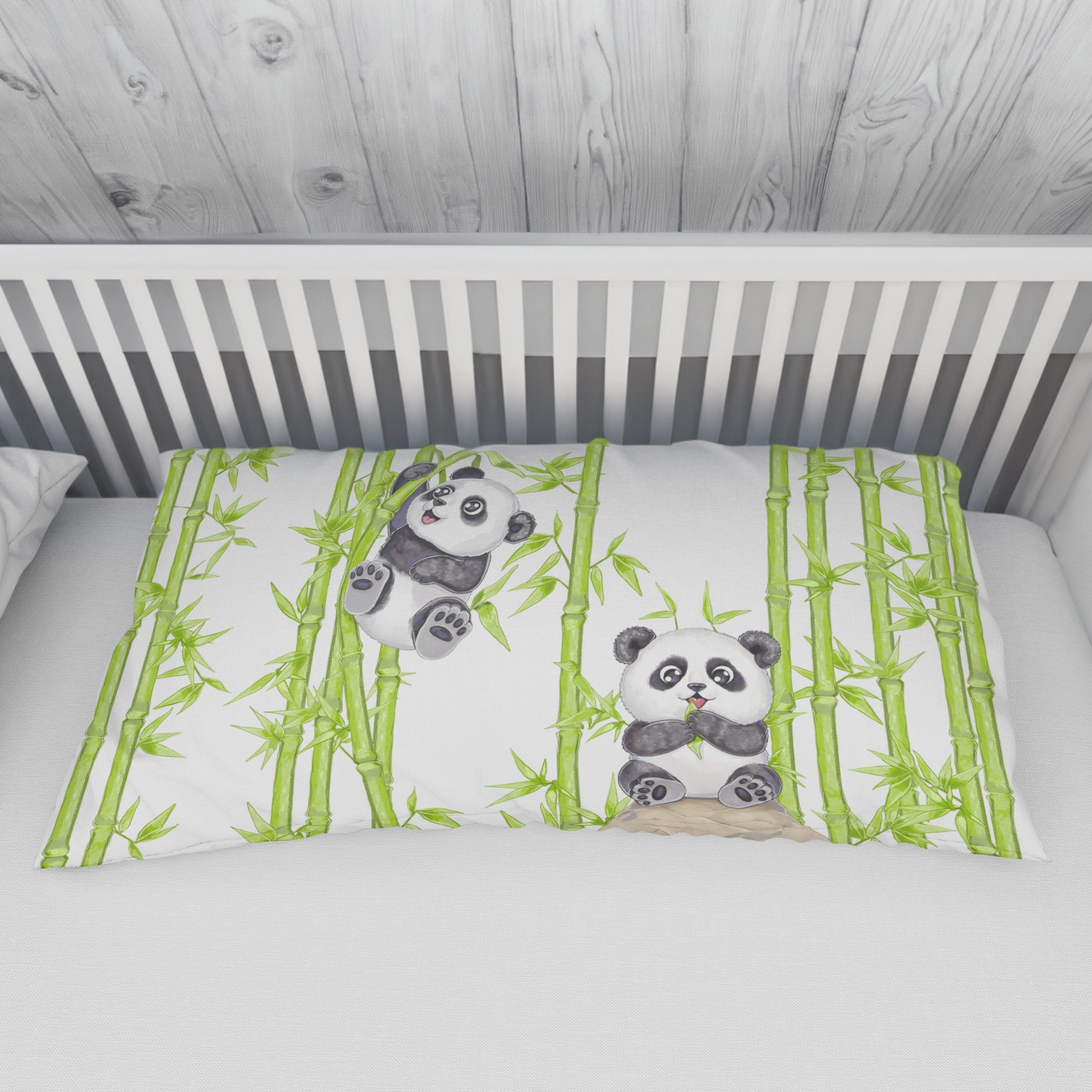 Koru Kids Kinderbettwäsche Panda als Babybettwäsche günstig online kaufen