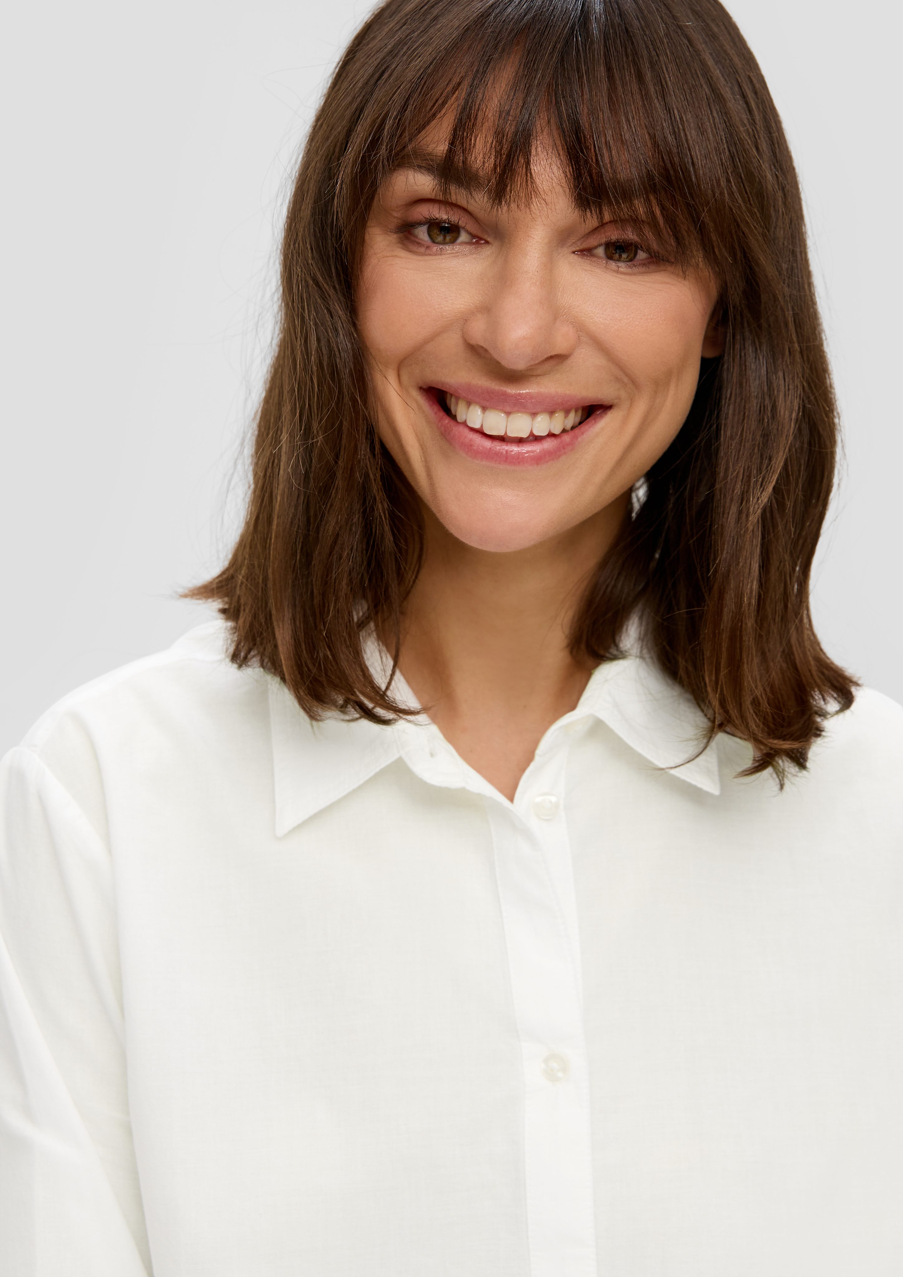 s.Oliver Langarmbluse Langarmbluse mit Broderie Anglaise günstig online kaufen