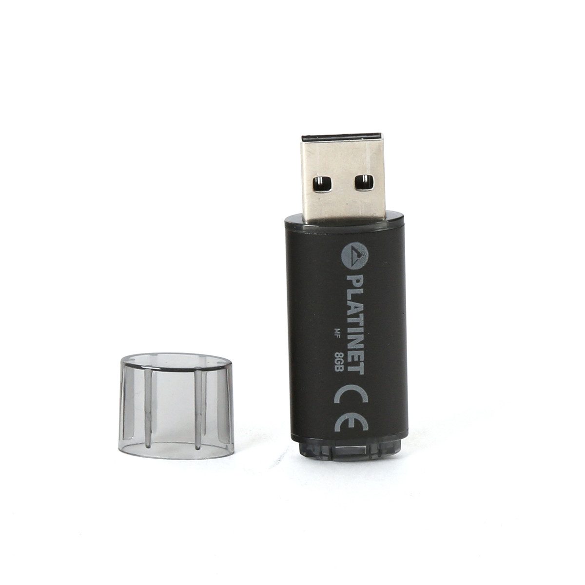 Platinet PMFE8B USB-Stick (USB USB 2.0, 8 GB USB Stick mit Aluminiumgehäuse)