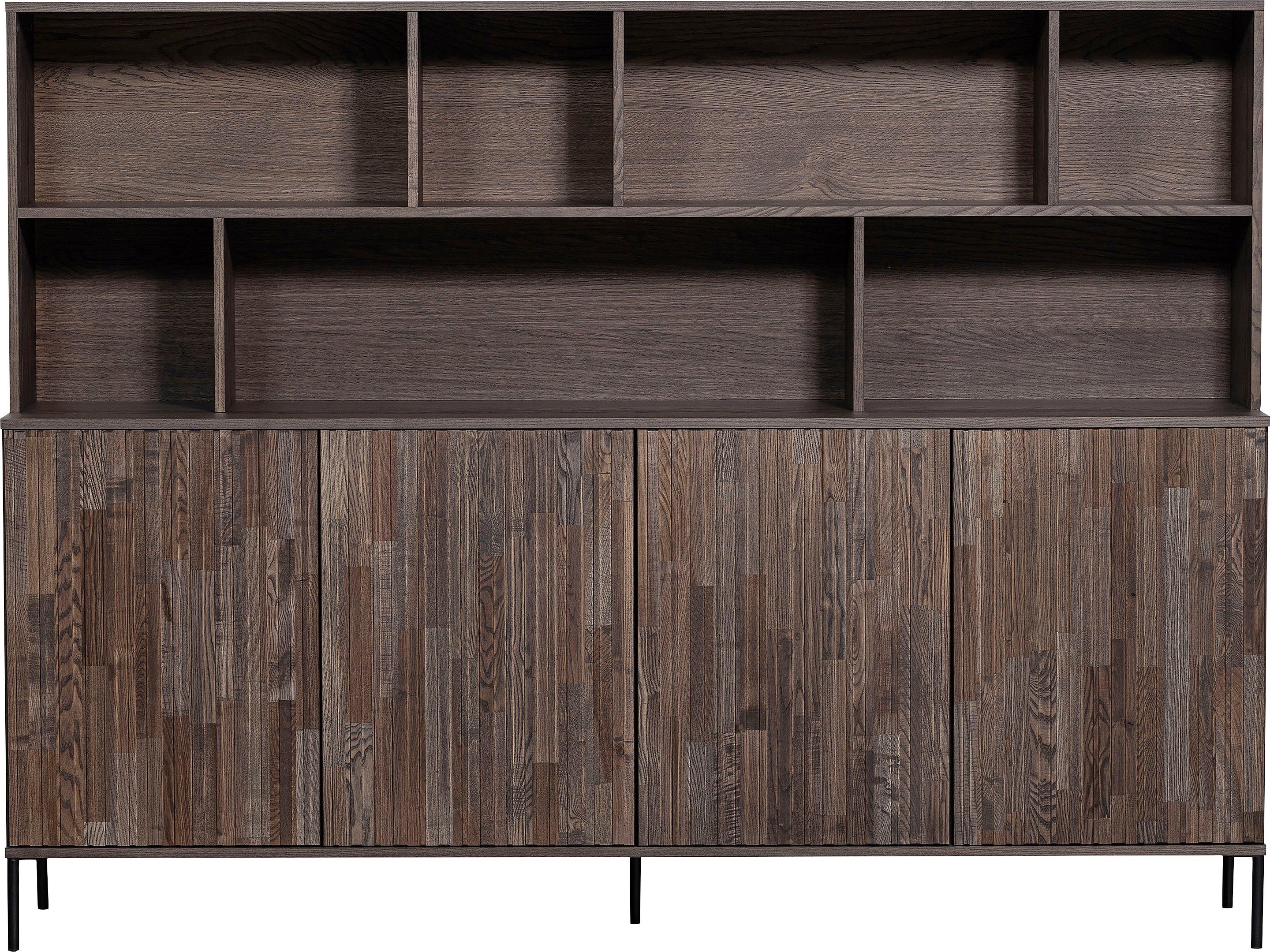 WOOOD Buffet Gravu viel Stauraum, Push-to-Open Funktion, H 150 cm x B 200 cm