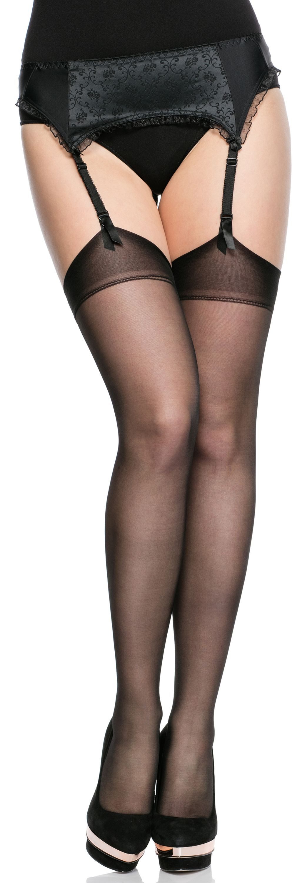 Halterlose Strümpfe Damen Strümpfe plus size MS-166 15 DEN