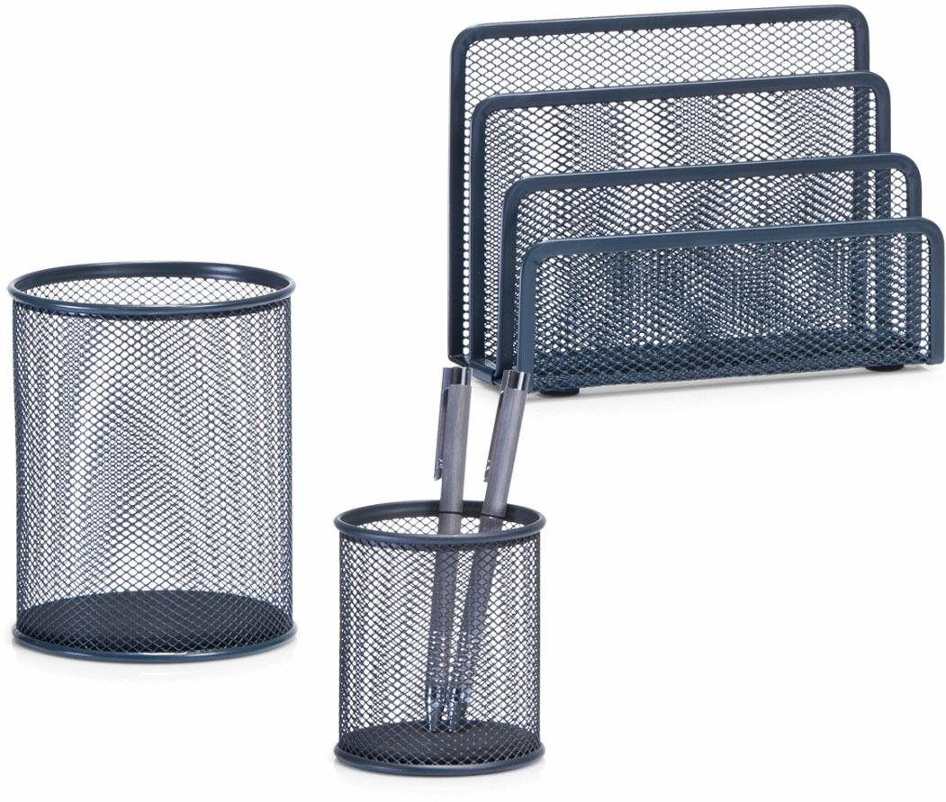 Zeller Present Allzweckkorb, (3-tlg) Briefbox, Bleistiftbecher, Utensilienbecher