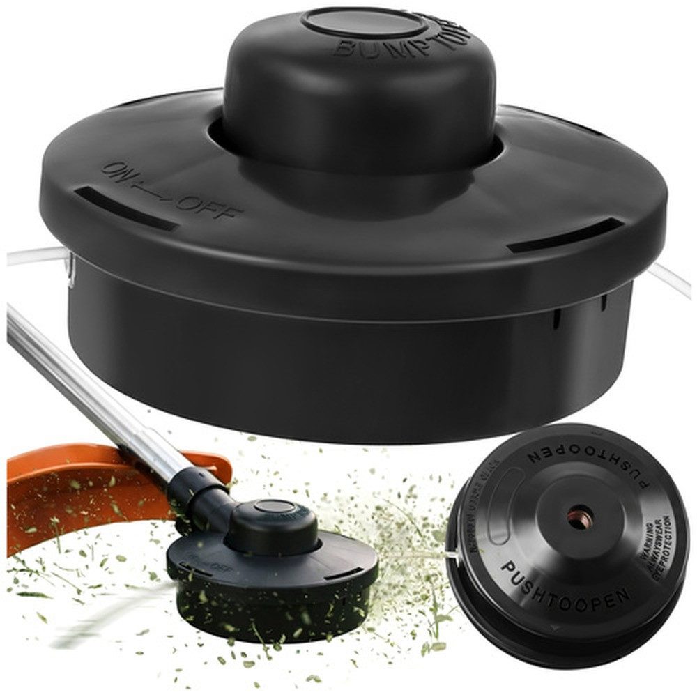BIGSTREN Rasentrimmer-Ersatzspule Trimmerkopf Schneidkopf, (Spar-Set, 1-St., Freischneider), flexibel anpassbar für unterschiedliche Grasarten