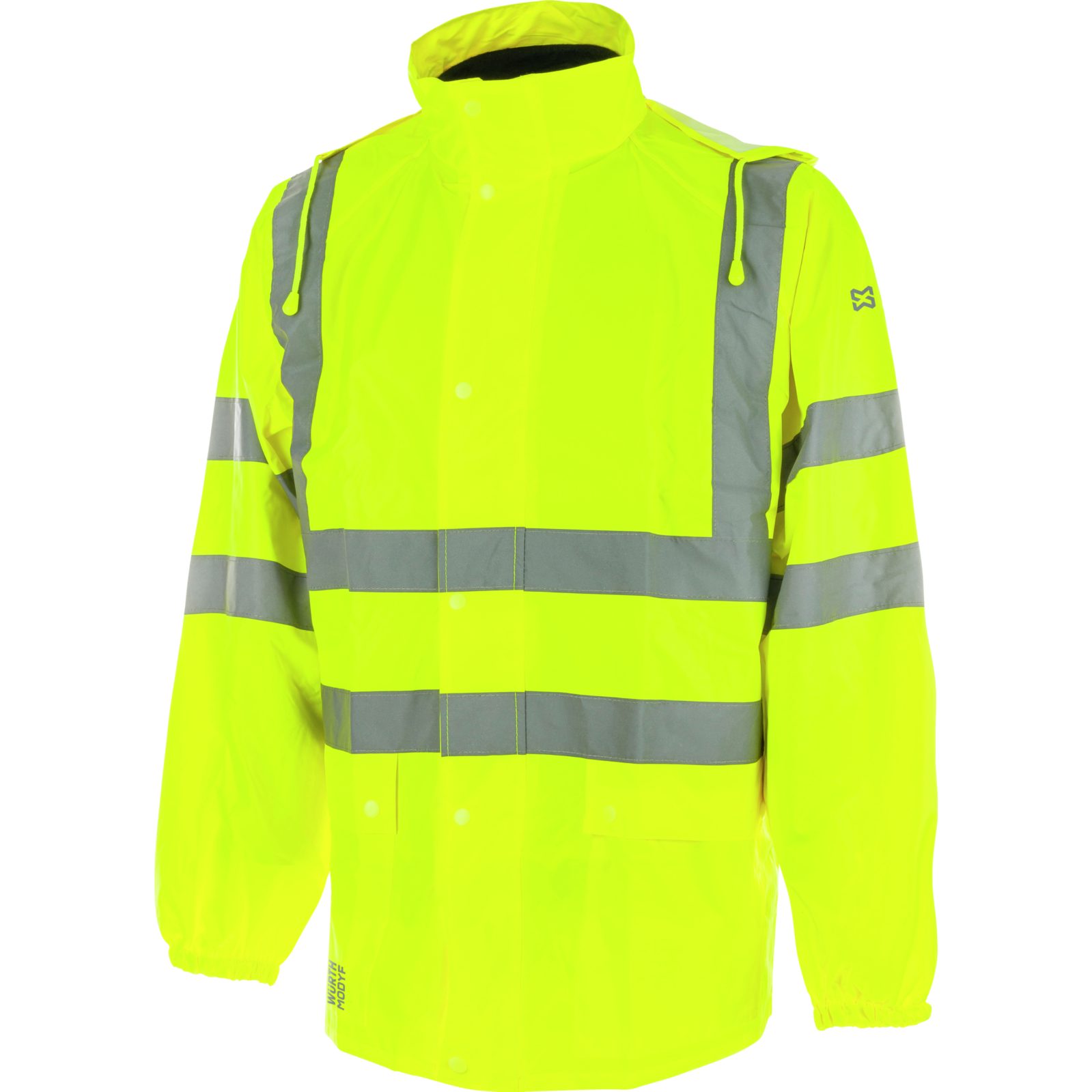 Würth MODYF Regenjacke Warnschutz Regenjacke EN 20471 3.2 Warnschutz Regenjacke für Handwerker