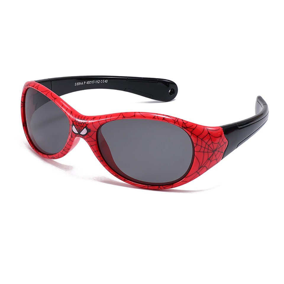 Sonnenbrille 3-12 UV400 Kinder rot Jahre Sonnenbrille Sport Schutz 100% PACIEA PACIEA