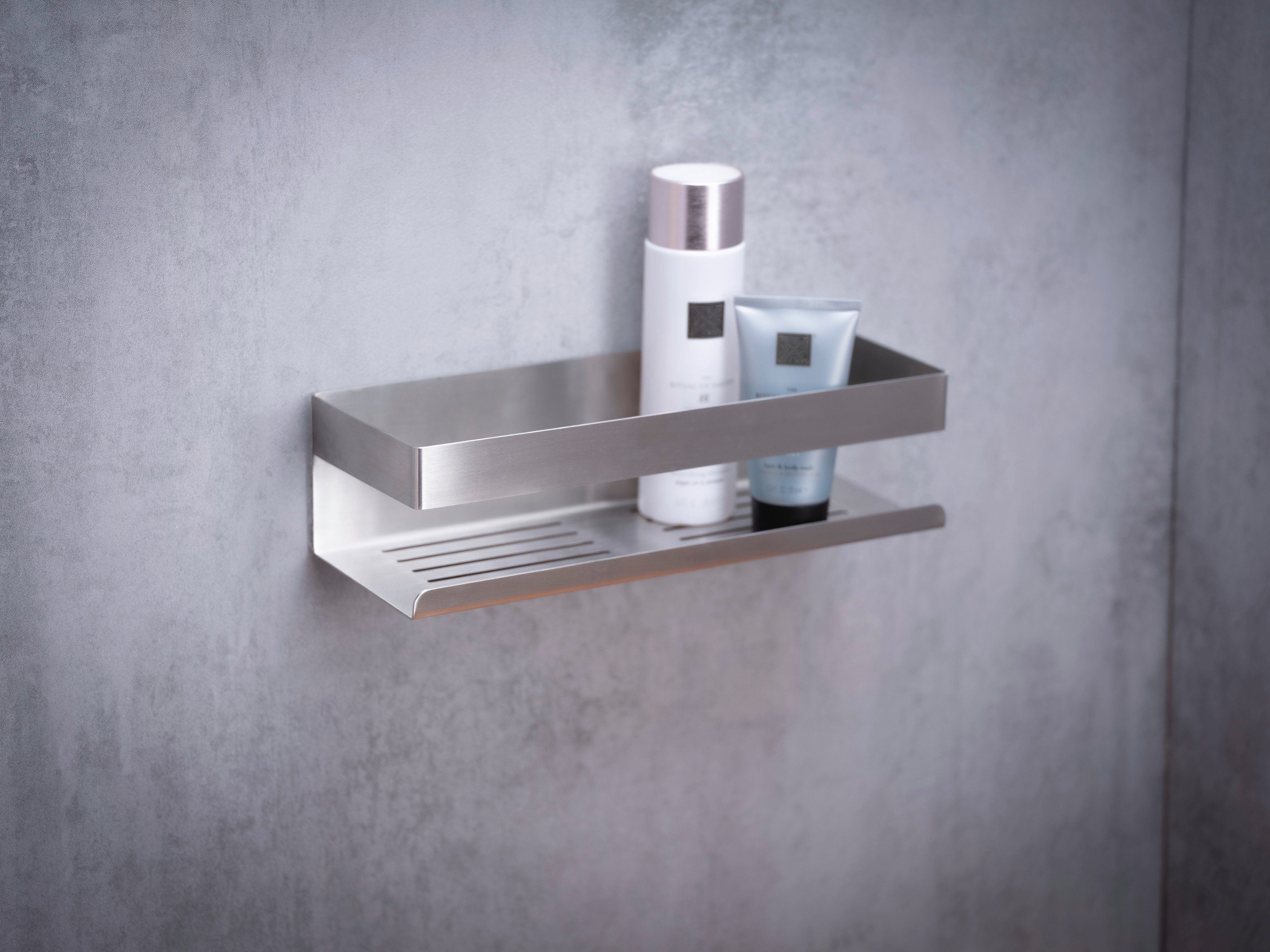 WENKO Badregal Turbo-Loc® Genova, Wandregal aus hochwertigem Edelstahl, Bef günstig online kaufen