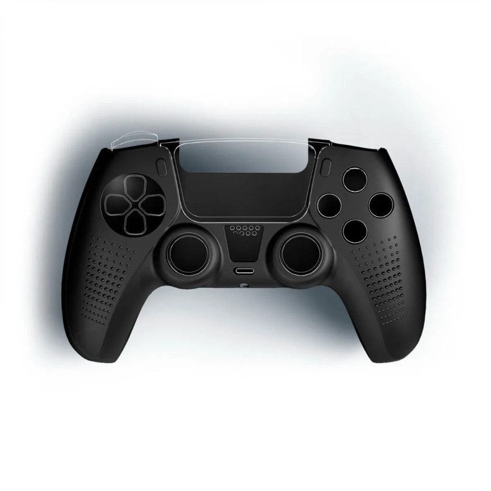 uRage 6in1-Zubehör-Set für Playstation 5 Controller, Schwarz (00115522) PlayStation-Controller