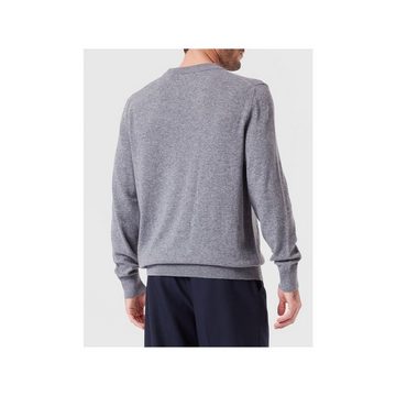 Marc O'Polo V-Ausschnitt-Pullover grau regular fit (1-tlg)